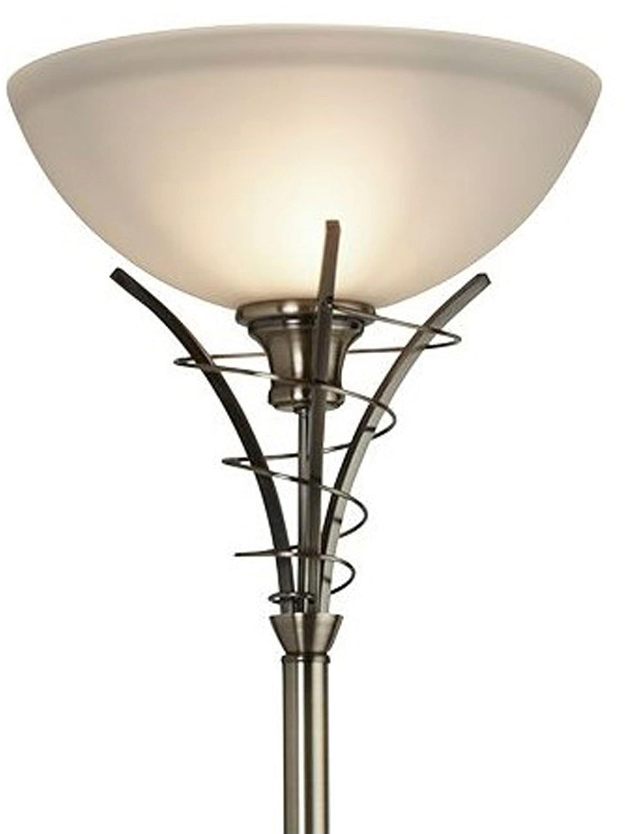 Searchlight Stehlampe »Linea Stehleuchte - Antikes Messing und Glas« E27 1 Stk.