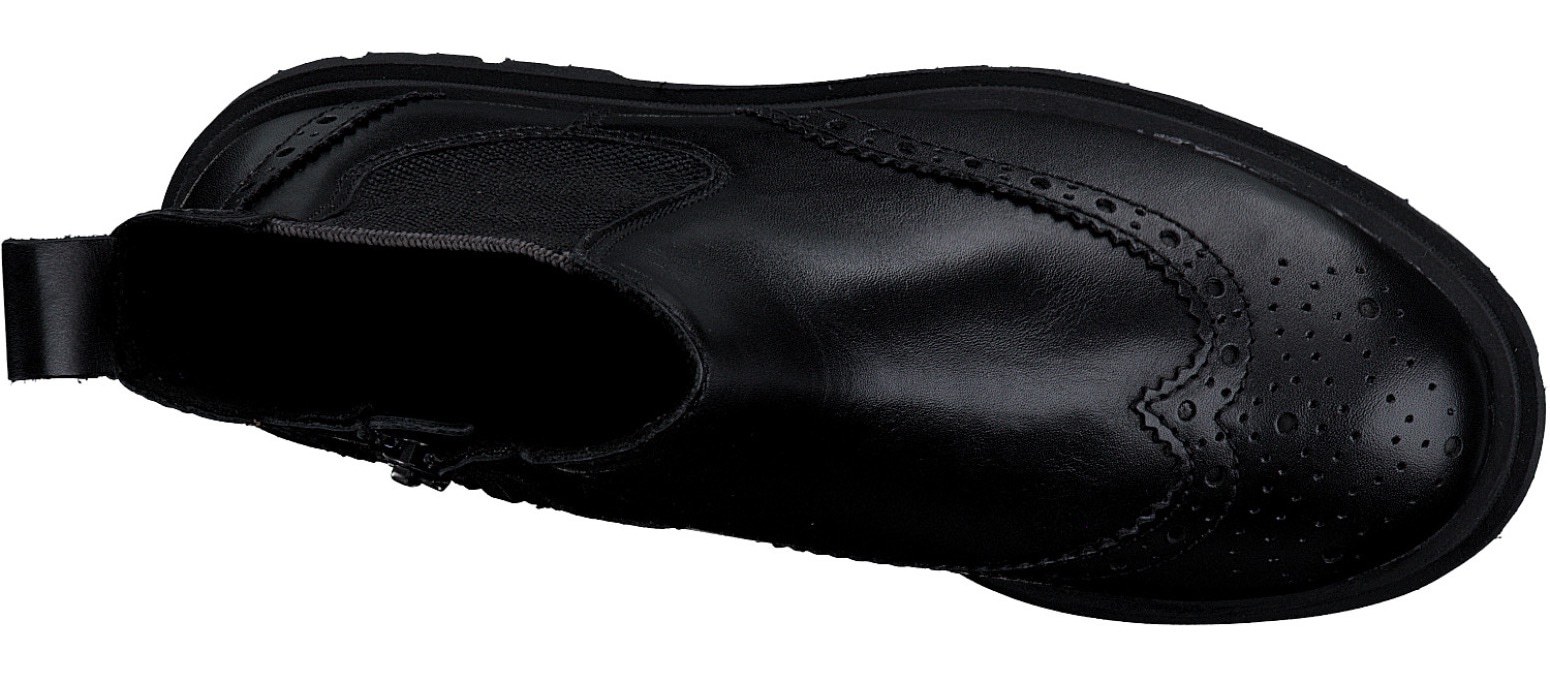MARCO TOZZI Chelseaboots, Boots, Stiefelette, Chunky Boots mit modischer Lyralochung