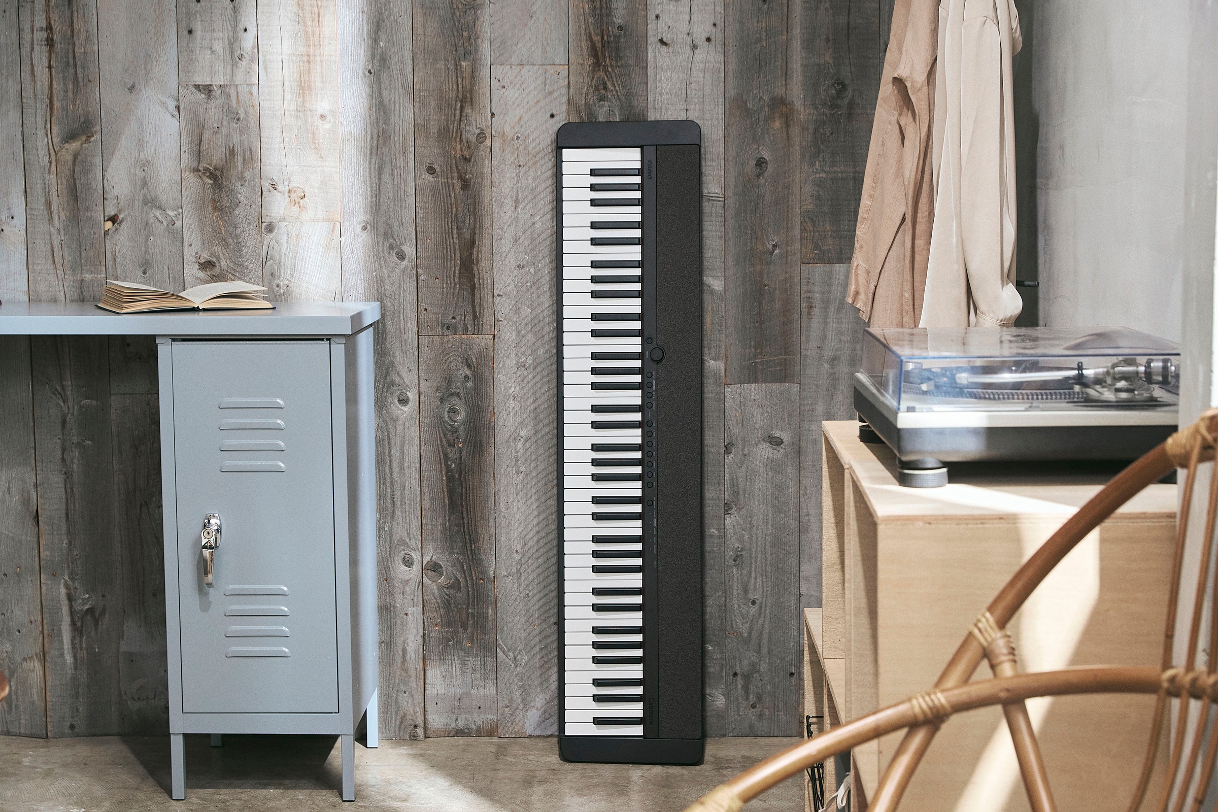 CASIO Home-Keyboard »CT-S1-76 schwarz«, inkluisve Pedal und Stativ