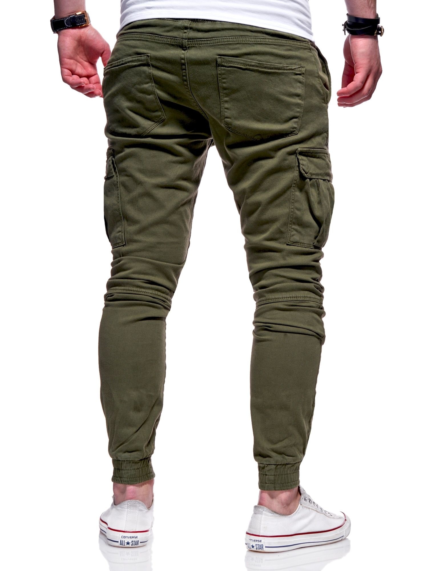 behype Cargohose »LANE«, mit elastischem Bund