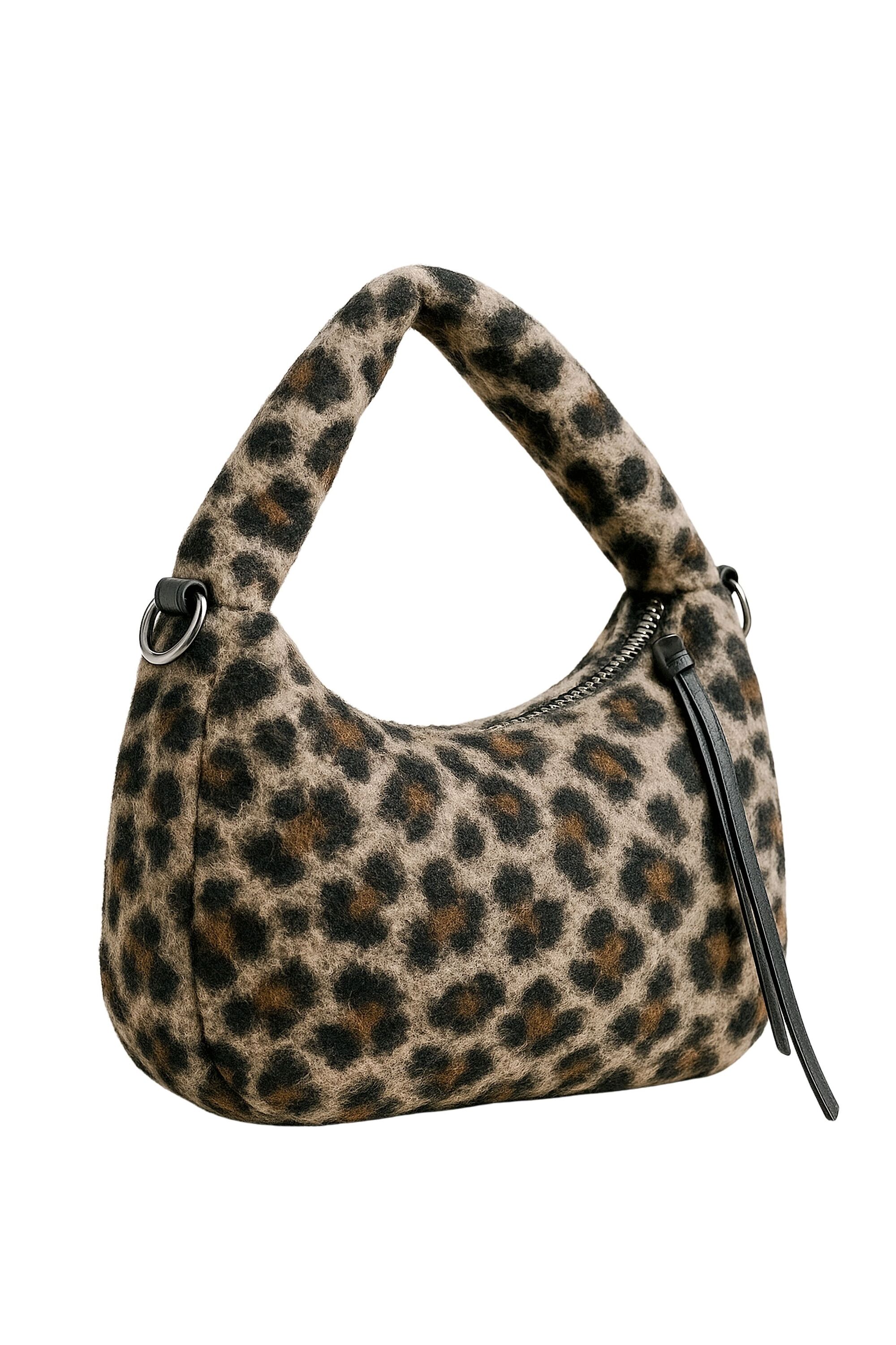 COLLEZIONE ALESSANDRO "Leo Kuschel" Leotasche aus Teddymaterial
