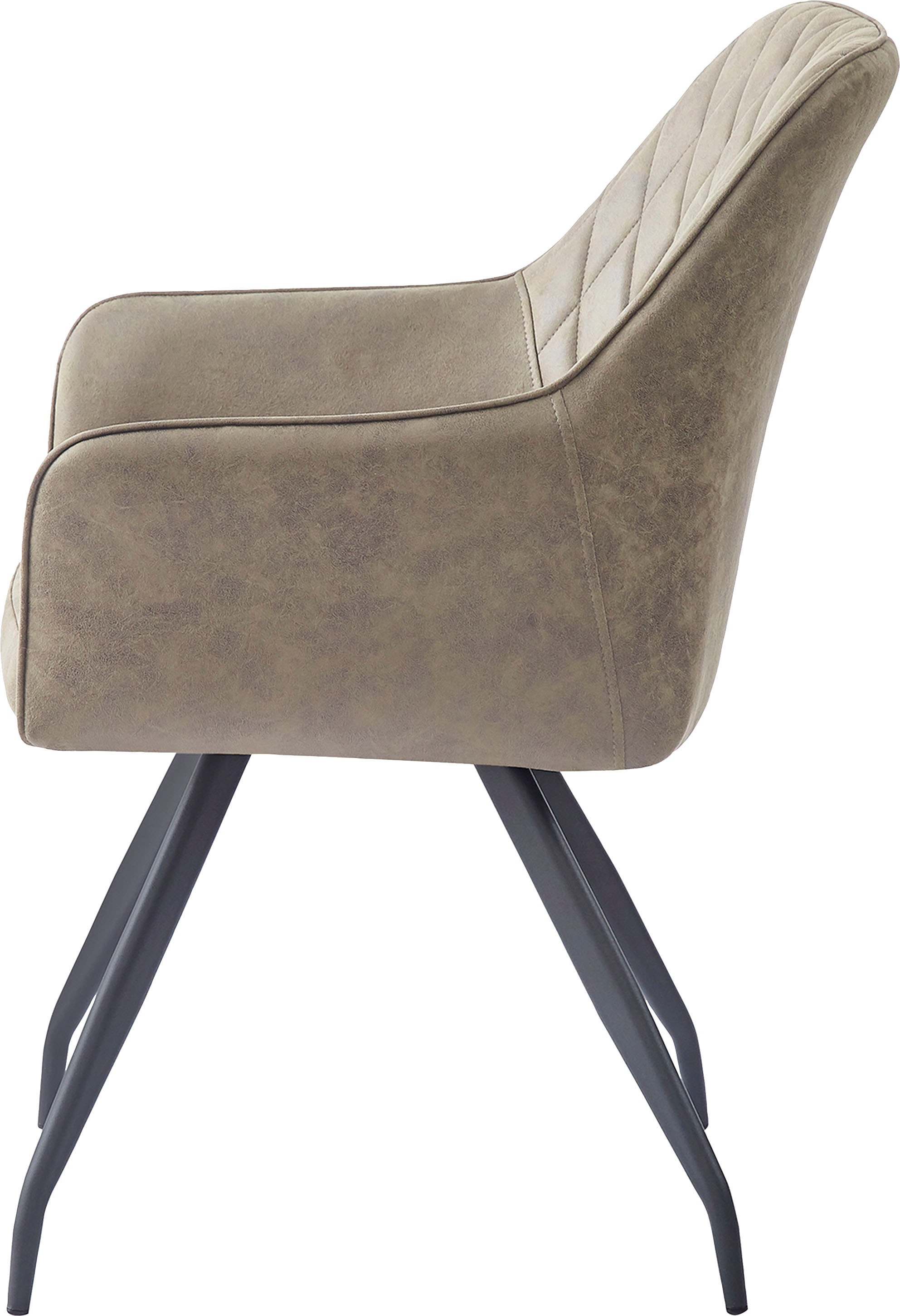 Kayoom Polsterstuhl »Stuhl Amber 225«, 1 St., Elegant, mit Steppung
