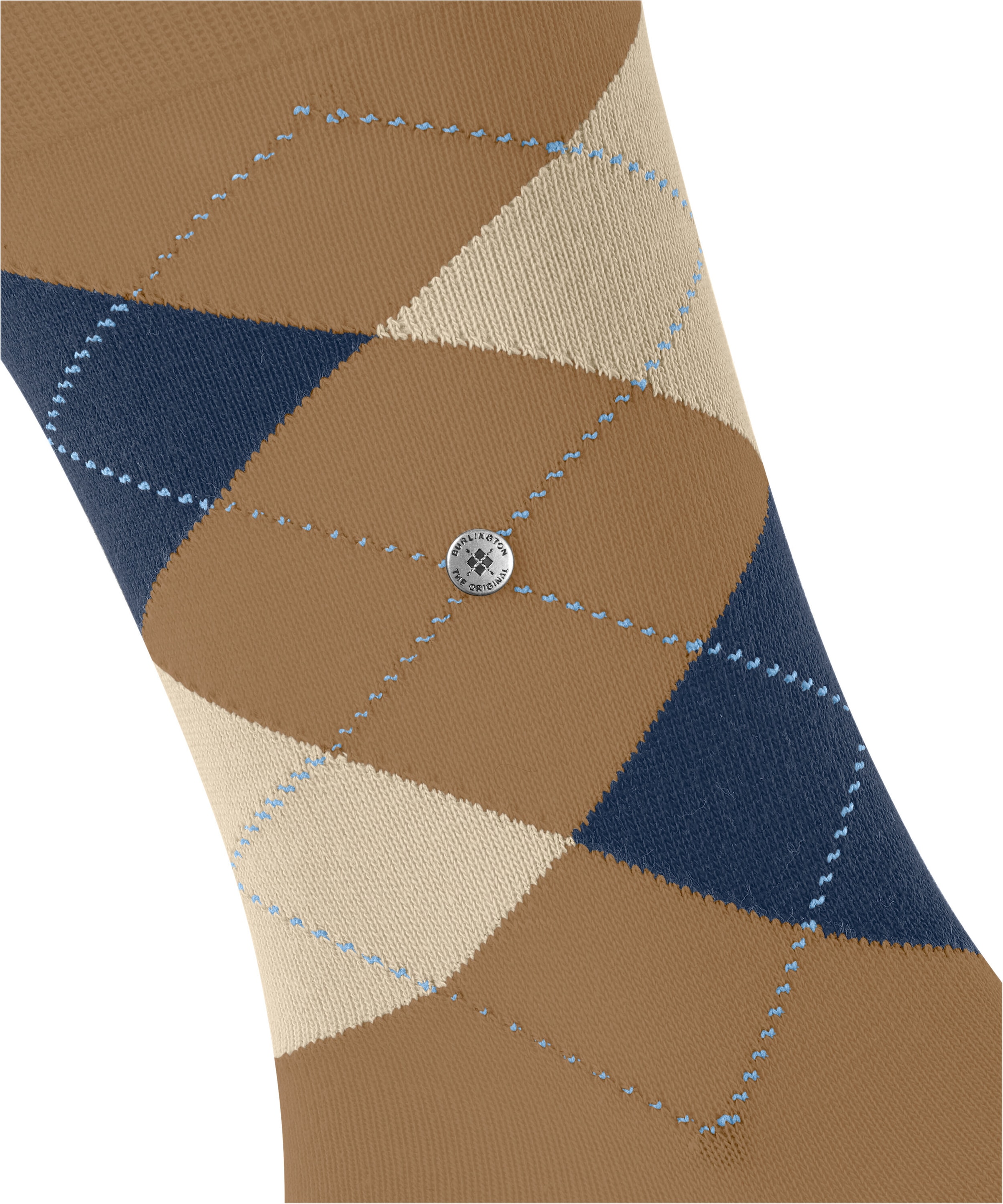 Burlington Socken »King« verstärkt, hochwertig, dünn, kariert