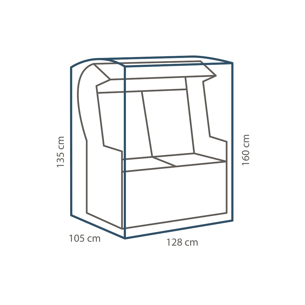 winza outdoor covers Strandkorb-Schutzhülle »Premium«