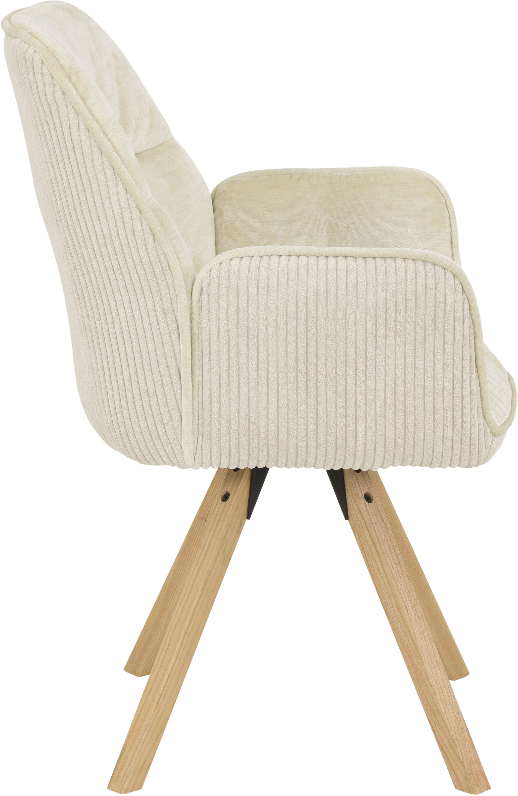 HELA Esszimmerstuhl »BEATRIX«, 2er-Set, Auto-Return 270°, Gestell Massivholz
