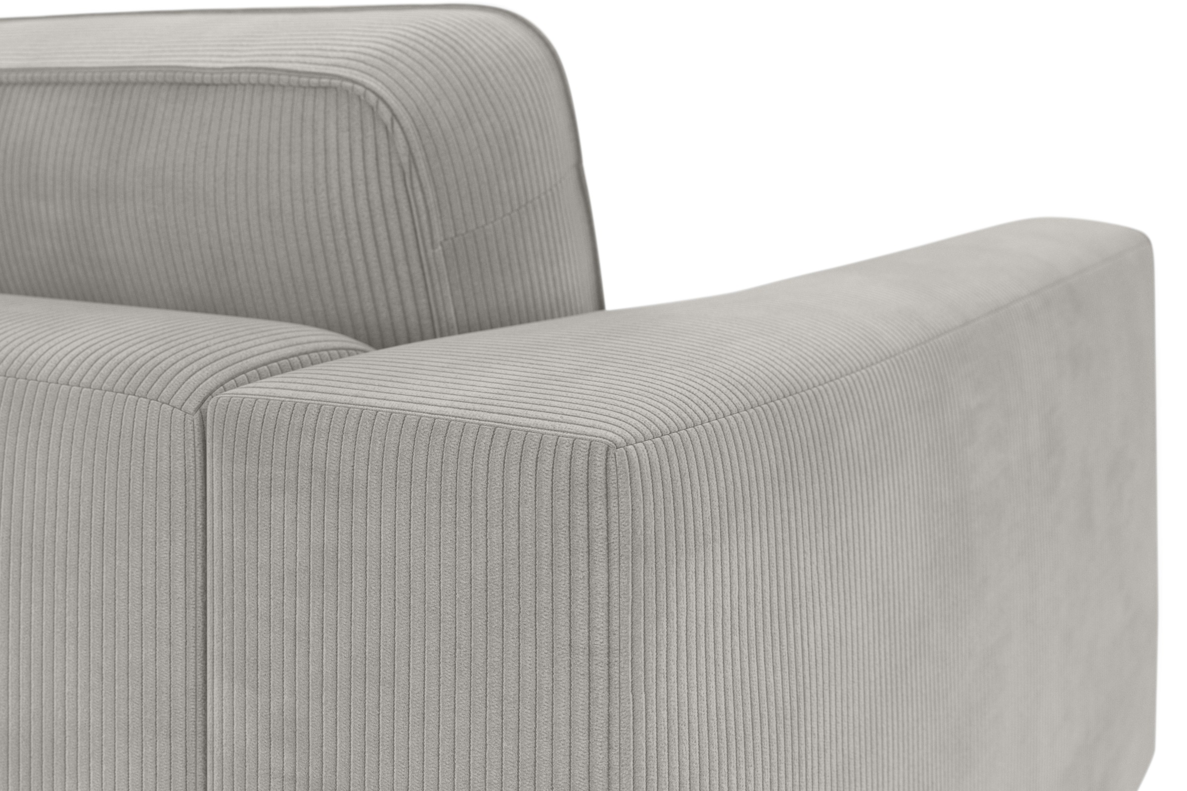 TRENDMANUFAKTUR Ecksofa »Lumber Jack, elegantes Designsofa, zeitlos modern, hoher Sitzkomfort«, wahlweise mit Bettfunktion u. Bettkasten, L-Form