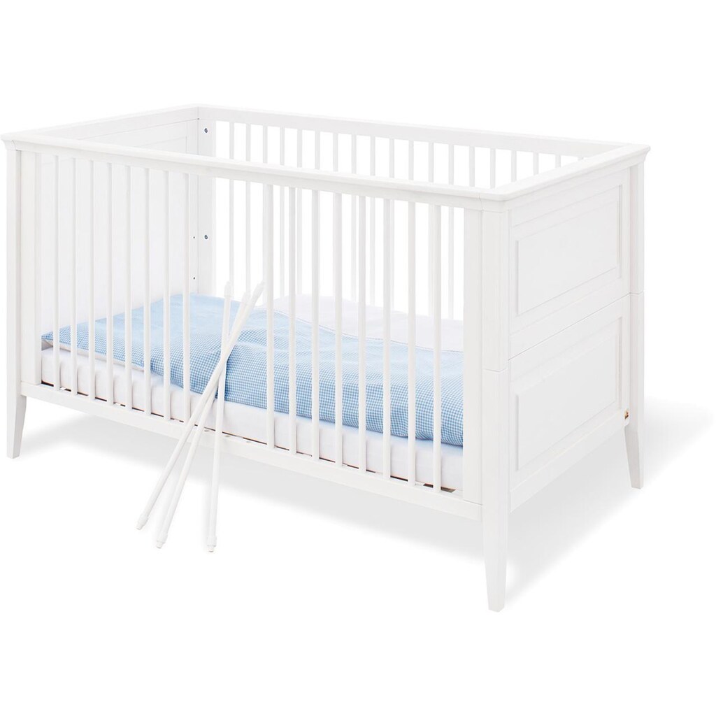 Pinolino® Babyzimmer-Komplettset »Smilla«, (Set, 3 St.), breit; mit Kinderbett, Schrank und Wickelkommode