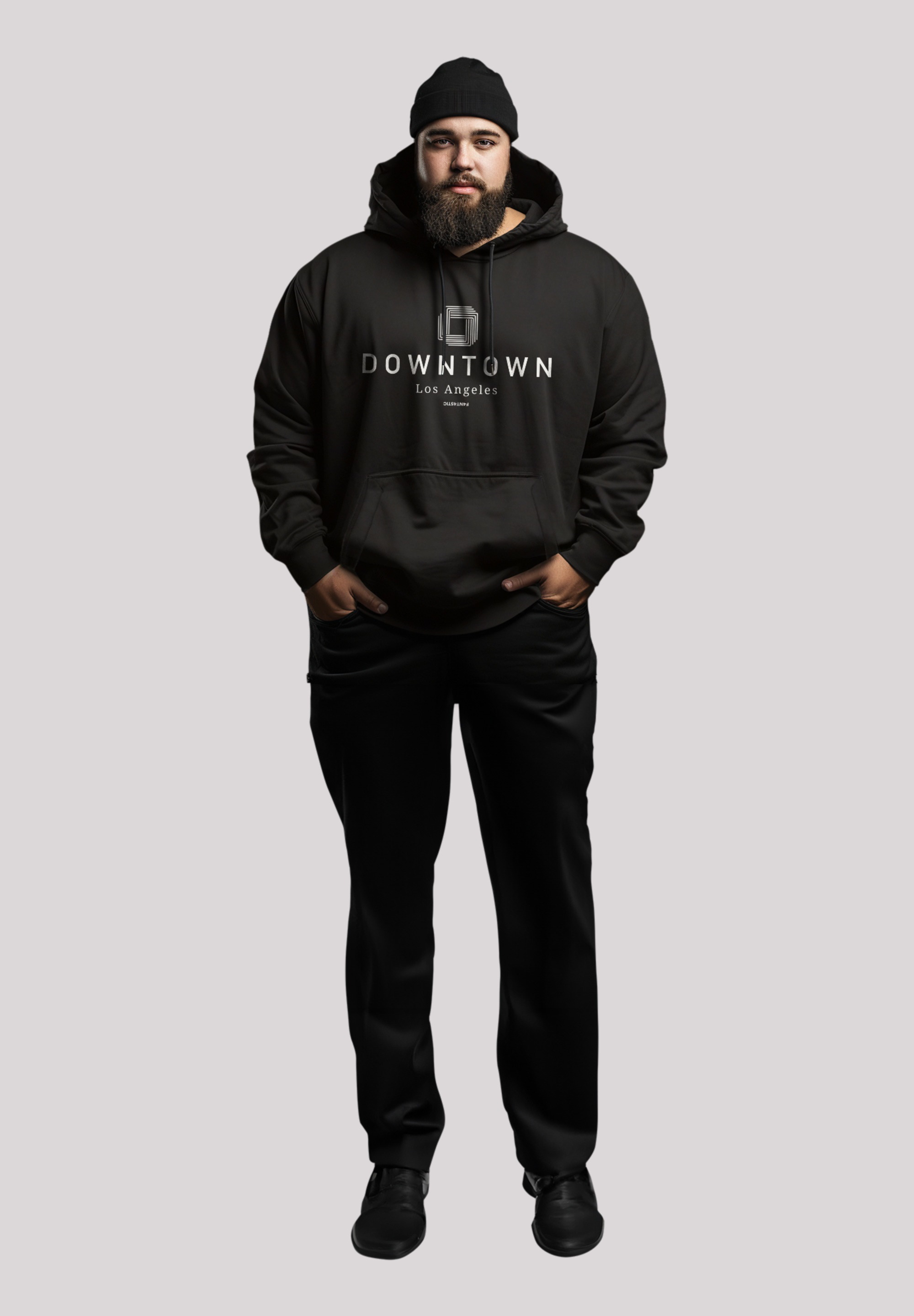 F4NT4STIC Kapuzenpullover »Downtown LA PLUSSIZE«, Premium Qualität