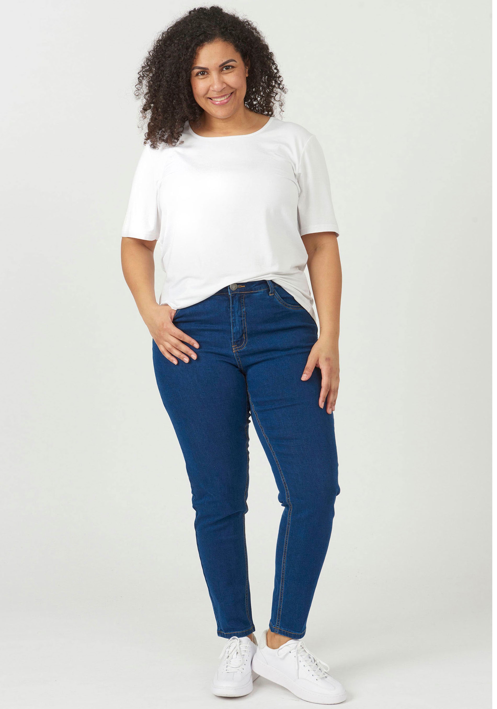 ADIA Regular-fit-Jeans »7/8 Jeans "Milan"«, in angesagter Länge