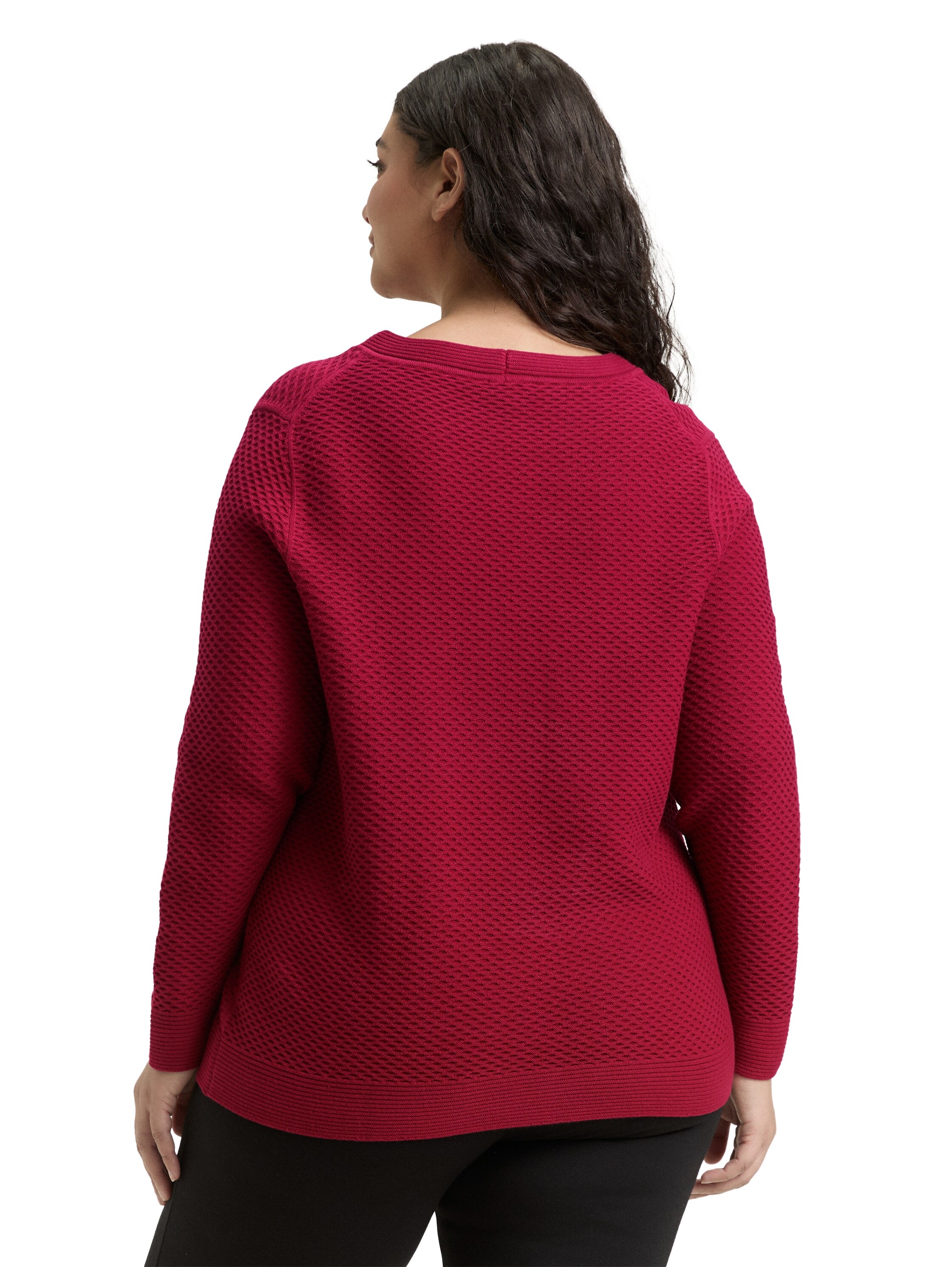 TOM TAILOR PLUS Strickpullover mit Struktur-Muster günstig online kaufen