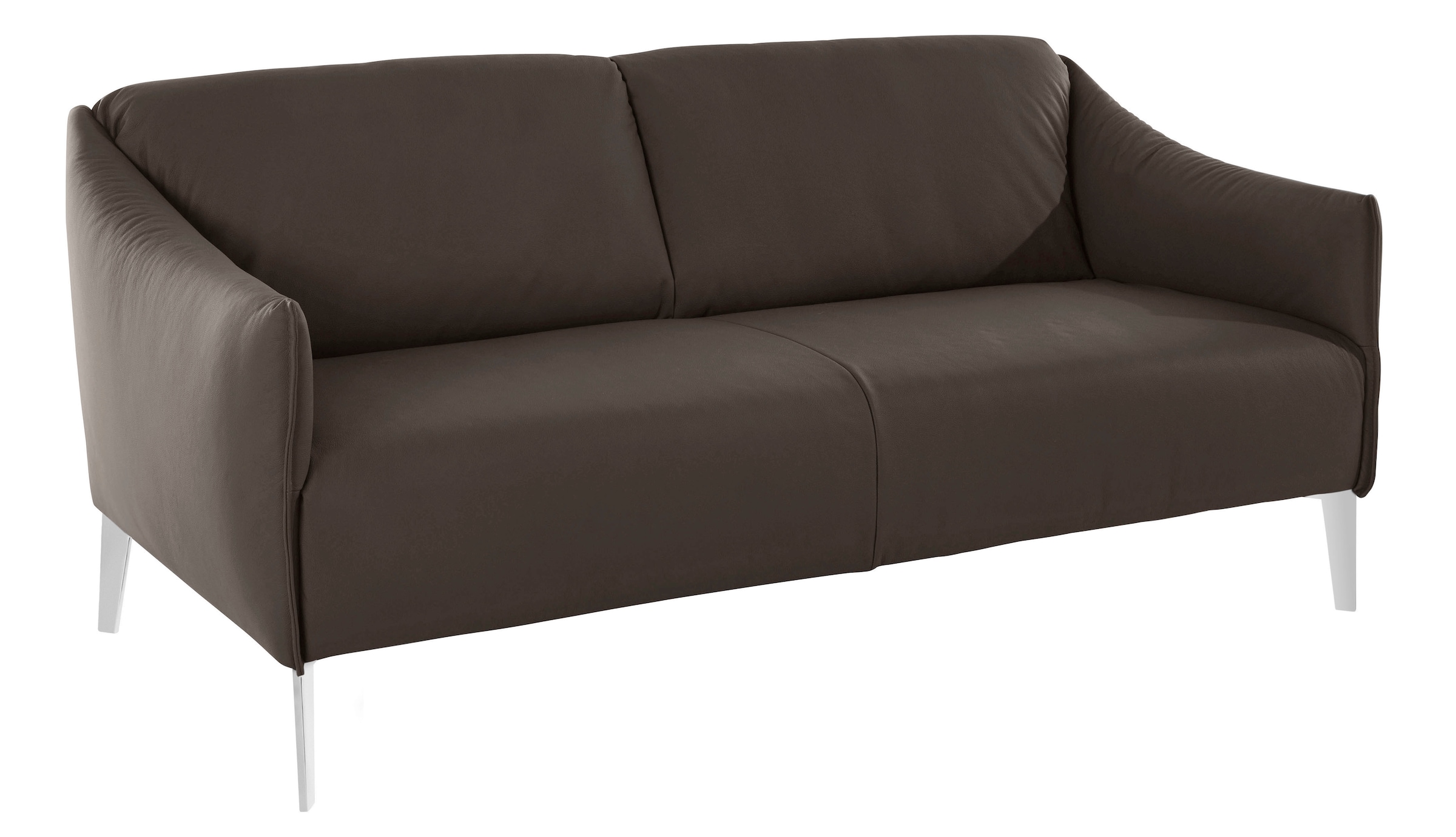 W.SCHILLIG 2,5-Sitzer »sally«, mit Metall-Winkelfüßen in Chrom glänzend, Breite 174 cm