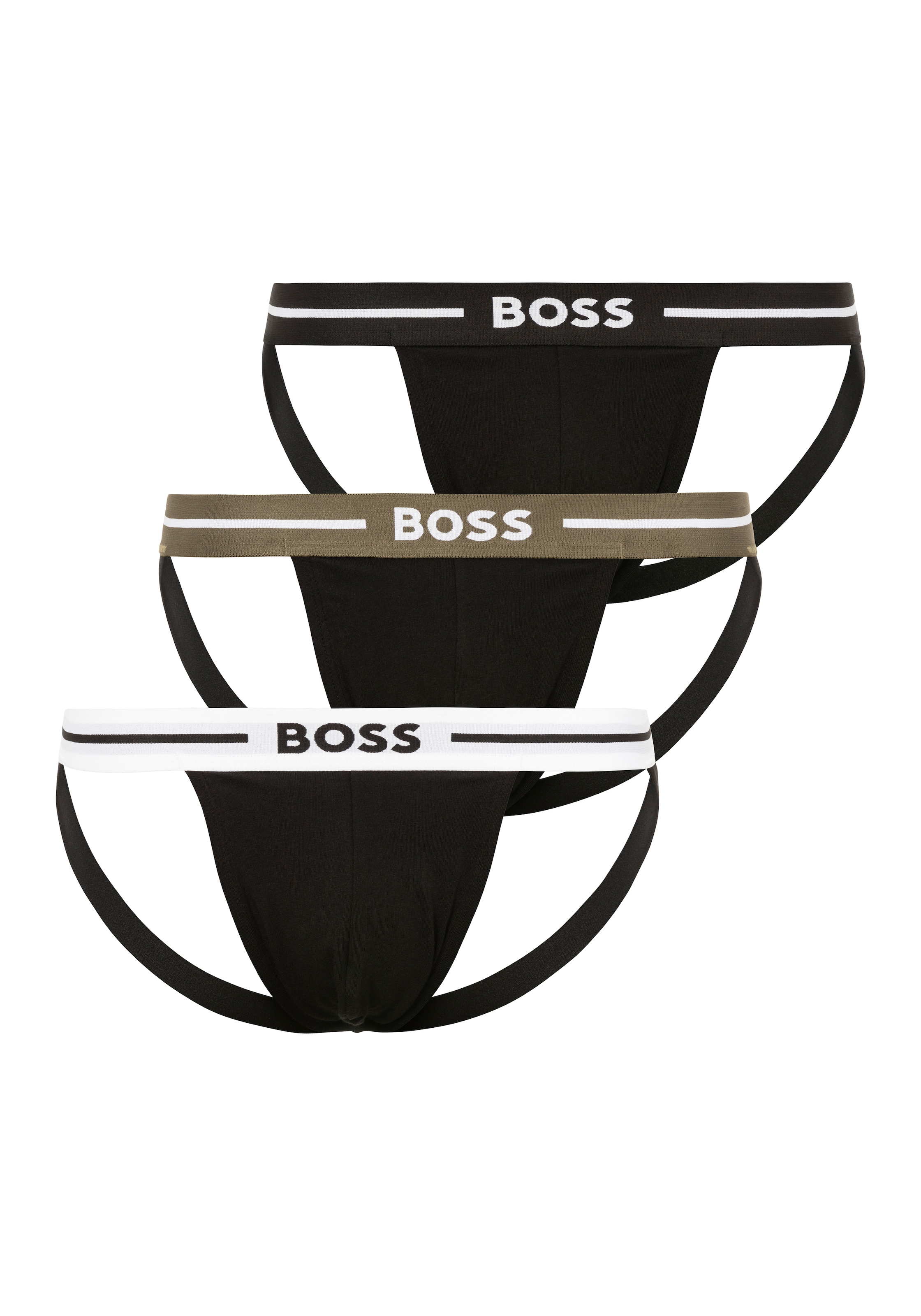 BOSS String "Jockstrap 3P Bold", (Packung, 3 St., 3er-Pack), mit elastische günstig online kaufen