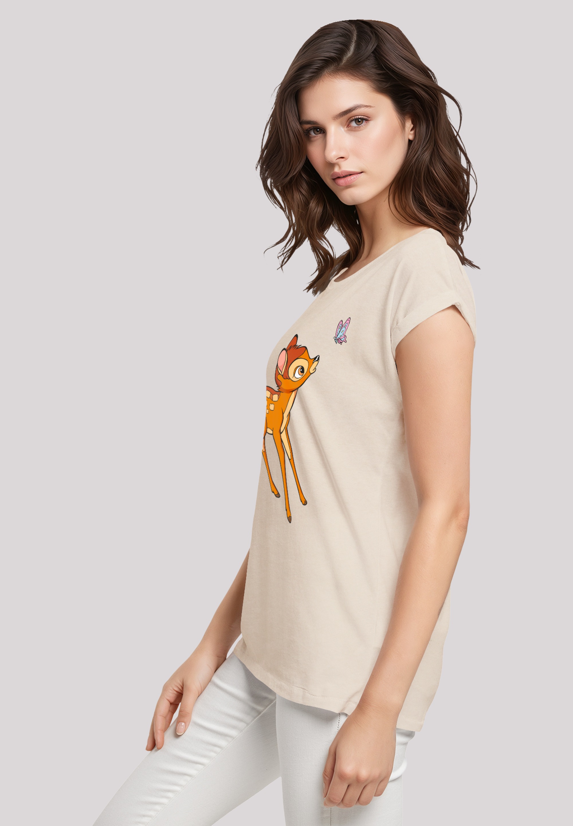 F4NT4STIC T-Shirt »Disney Bambi Admire The Butterfly«, Premium Qualität