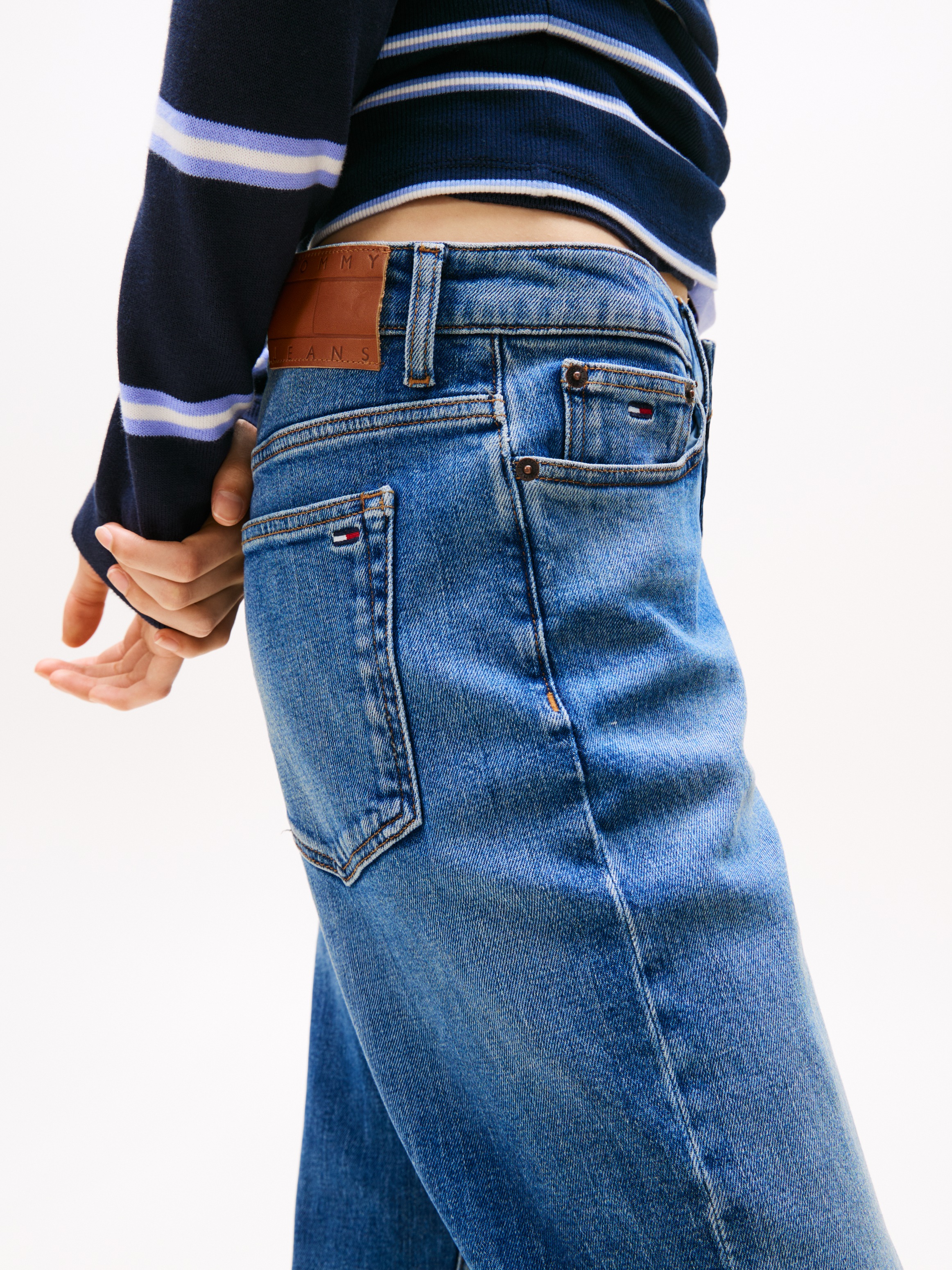 Tommy Jeans Slim-fit-Jeans "KIRA MR SLIM STR BI0134" günstig online kaufen