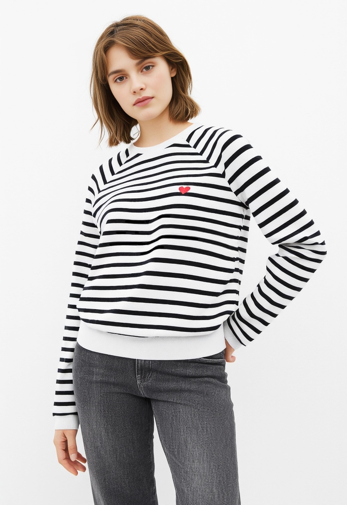 pieces Sweatshirt "PCGRETA LS EMB UB SWEAT FC" günstig online kaufen