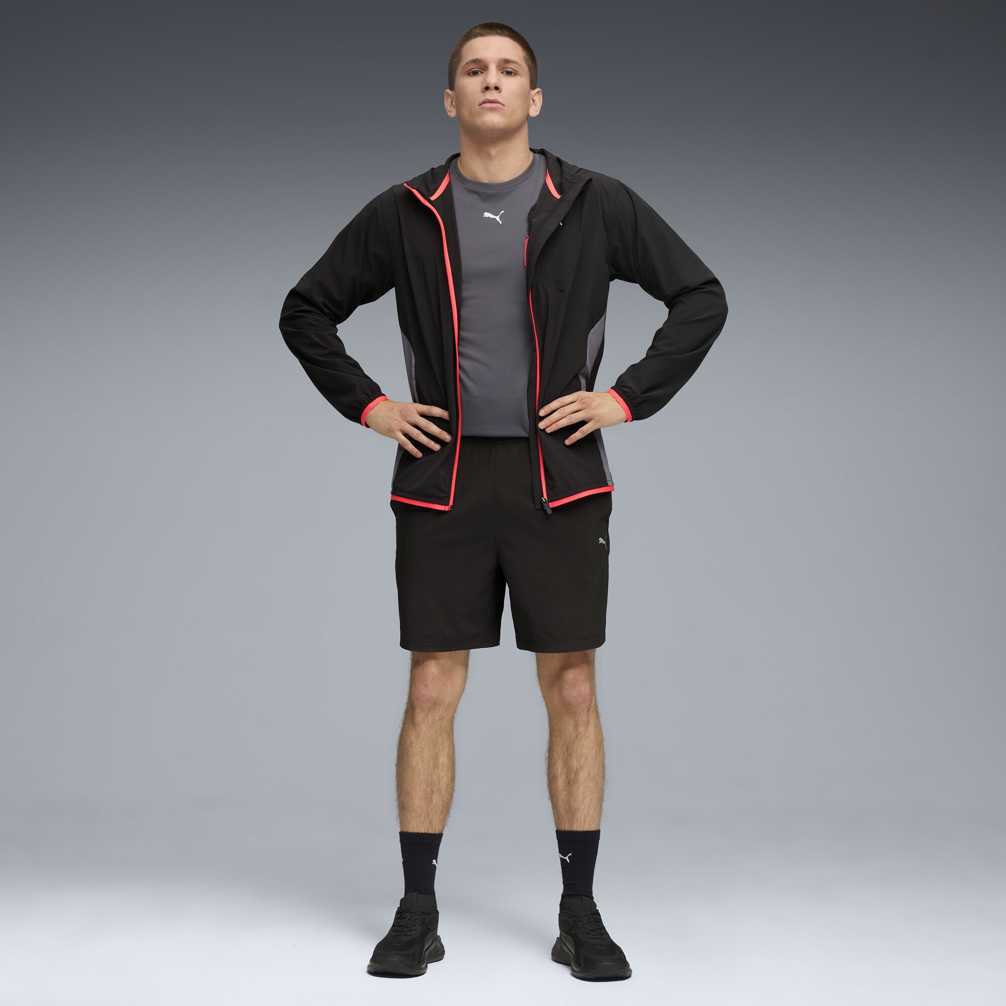 PUMA Trainingsshorts »FLEX STRETCH Gewebte Trainingsshorts Herren«
