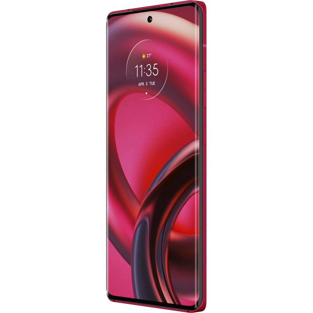 Motorola Smartphone »Edge 30 Fusion Holiday Edition«, Magenta, 16,64 cm/6,55 Zoll, 128 GB Speicherplatz, 50 MP Kamera