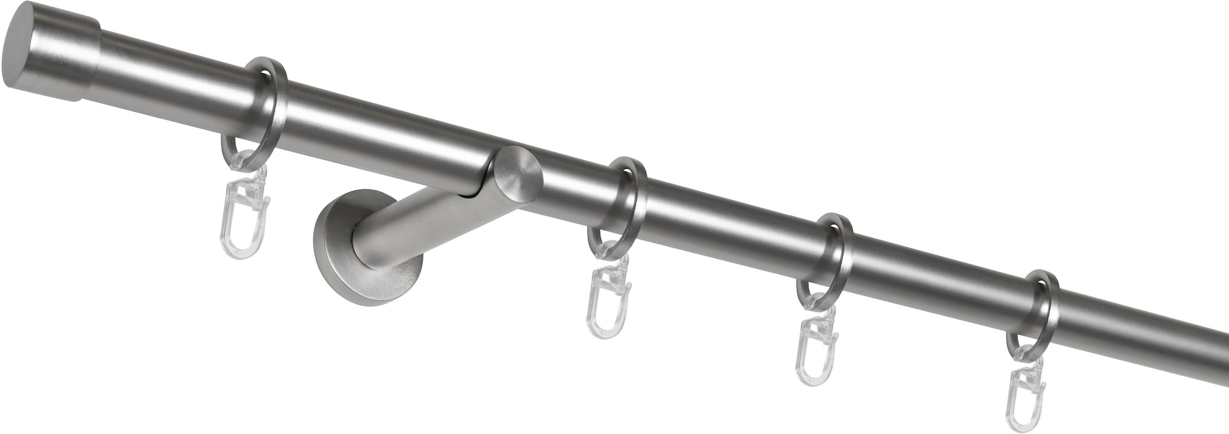 mydeco Gardinenstange "Cap" Ø 20 mm 1 läufig-läufig Fixmaß günstig online kaufen