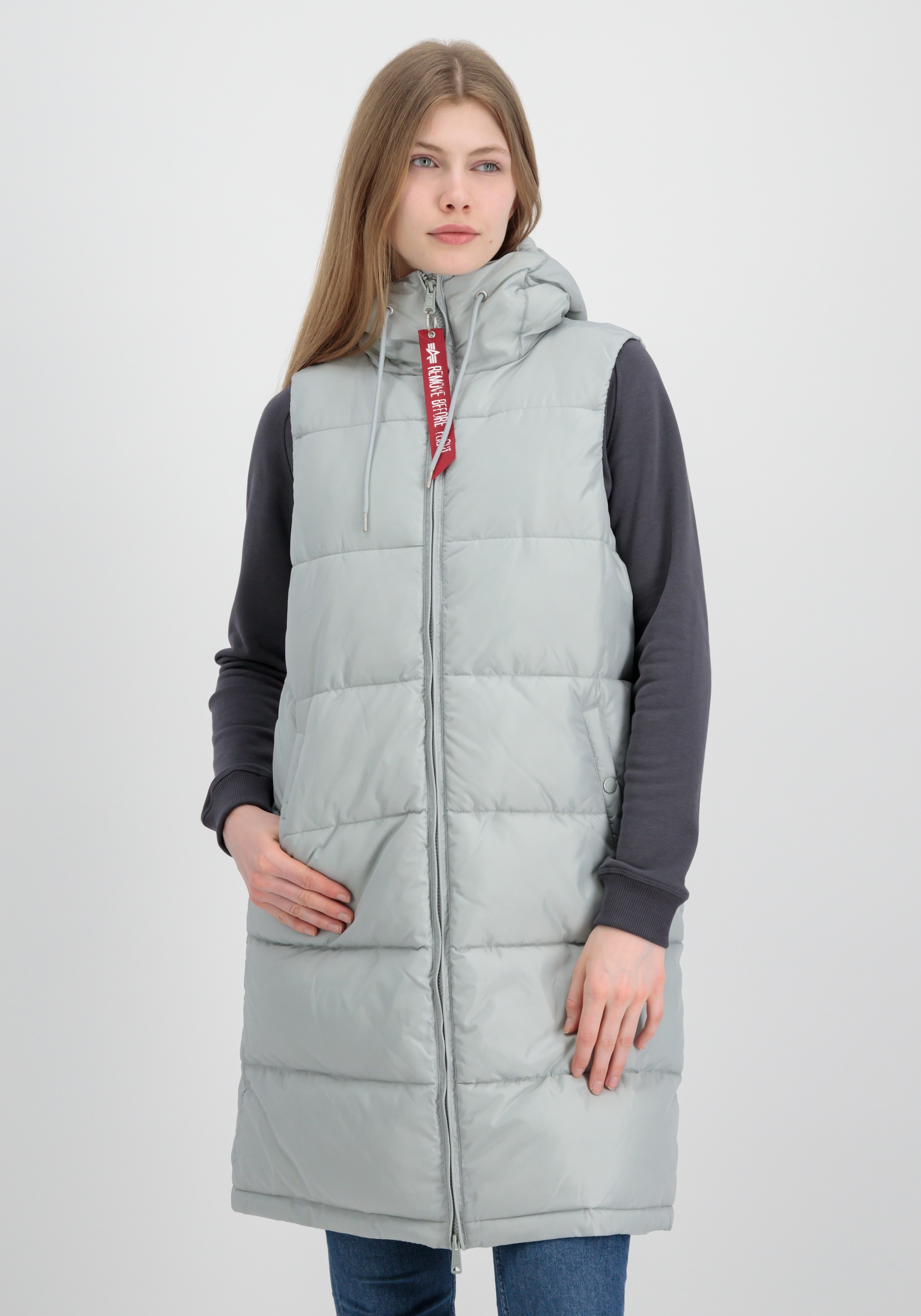 Industries Vests Vest BAUR Long Industries - | Women »Alpha Puffer Wmn« Blouson kaufen Alpha