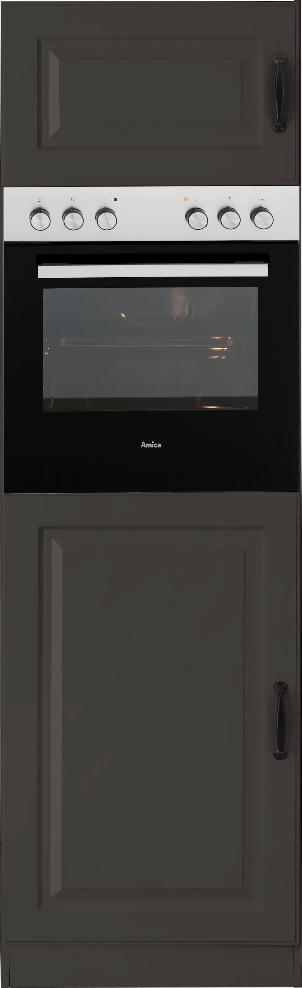 wiho Küchen Backofen/Kühlumbauschrank »Erla«, 60 cm breit mit Kassettenfront