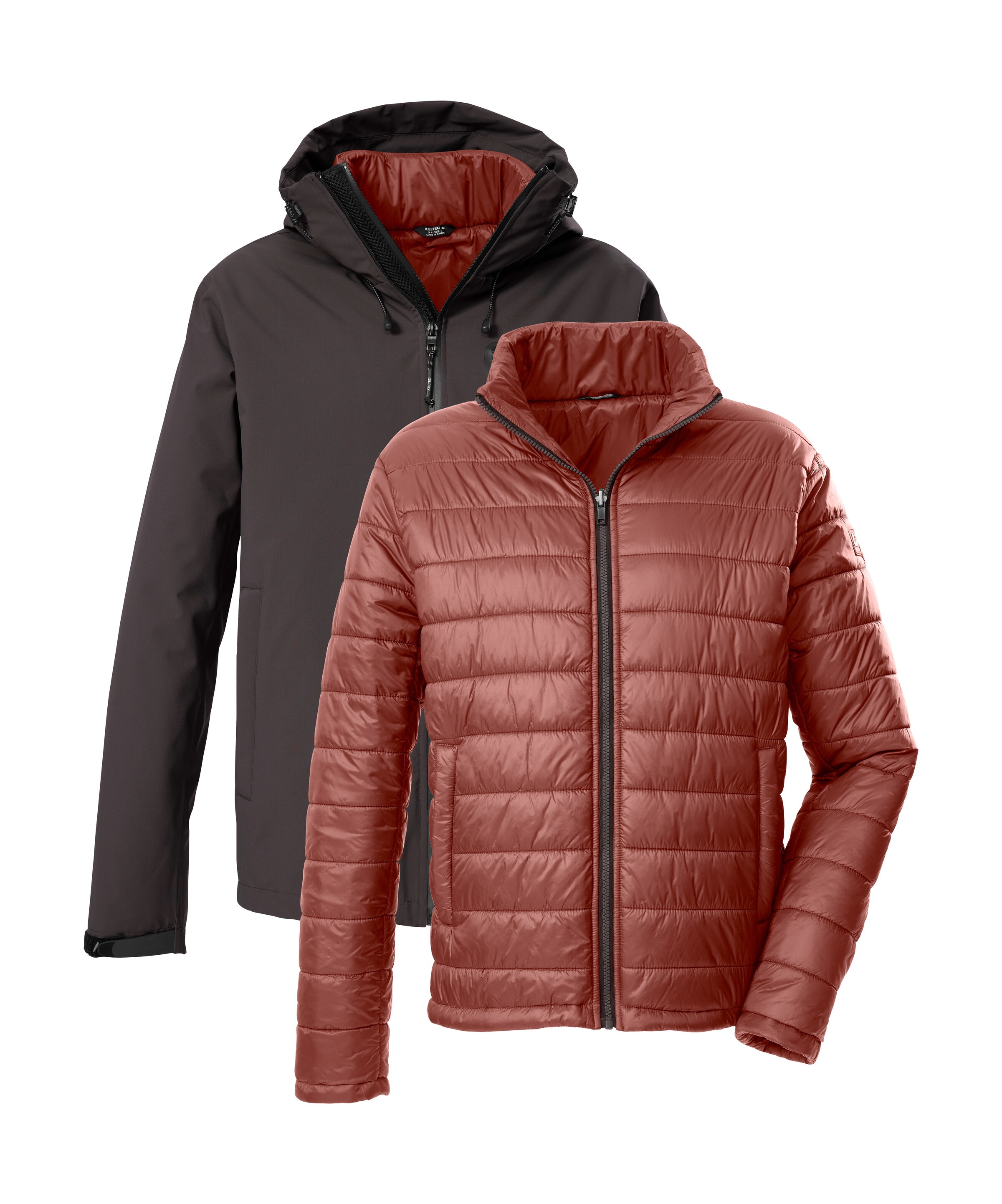 Killtec 3-in-1-Funktionsjacke »KOW 95 MN JCKT« 3 in 1 Herrenjacke, wasser- u winddicht, atmungsaktiv
