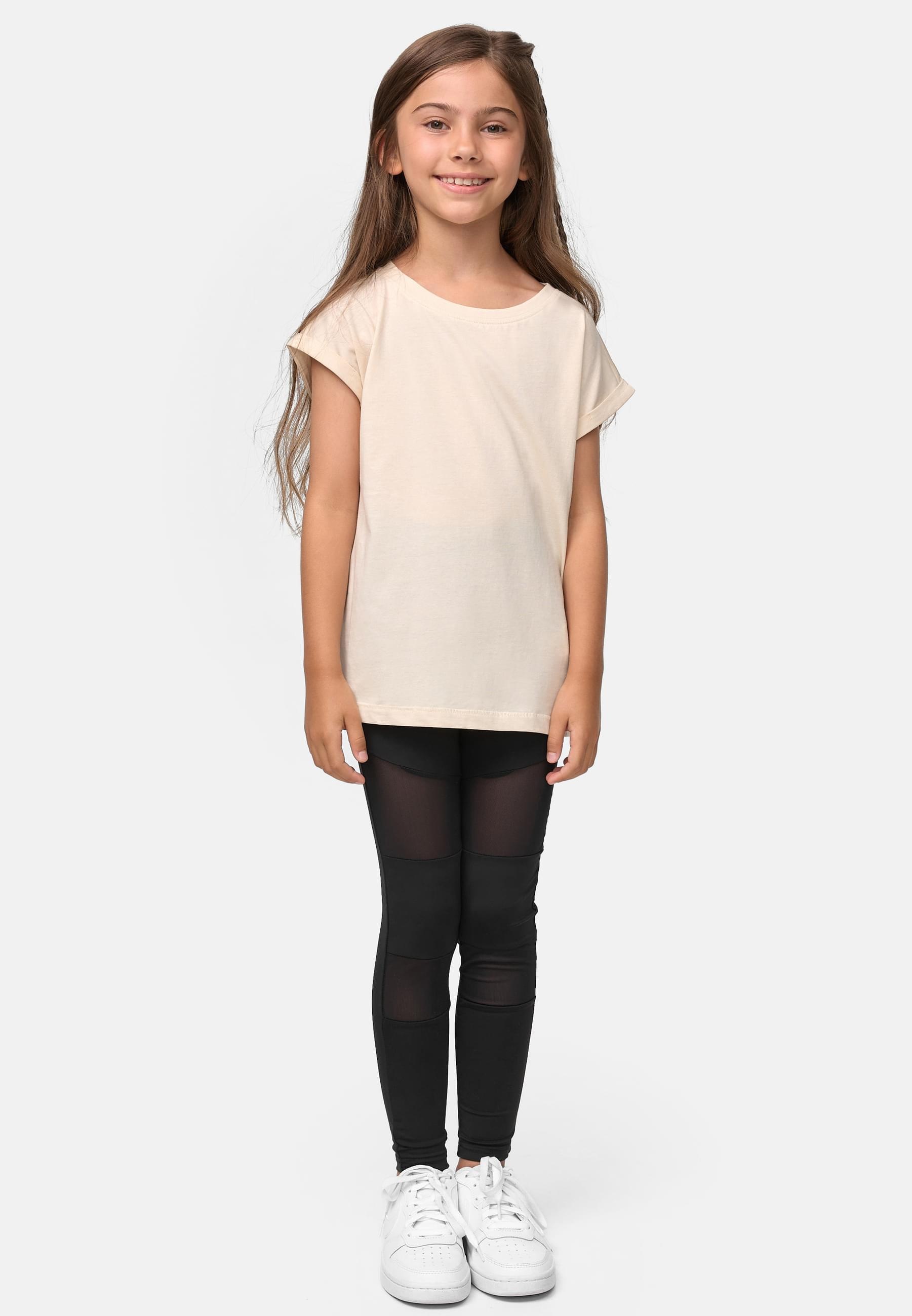 URBAN CLASSICS T-Shirt »Urban Classics Damen Girls Organic Extended Shoulder Tee«, (1 tlg.)