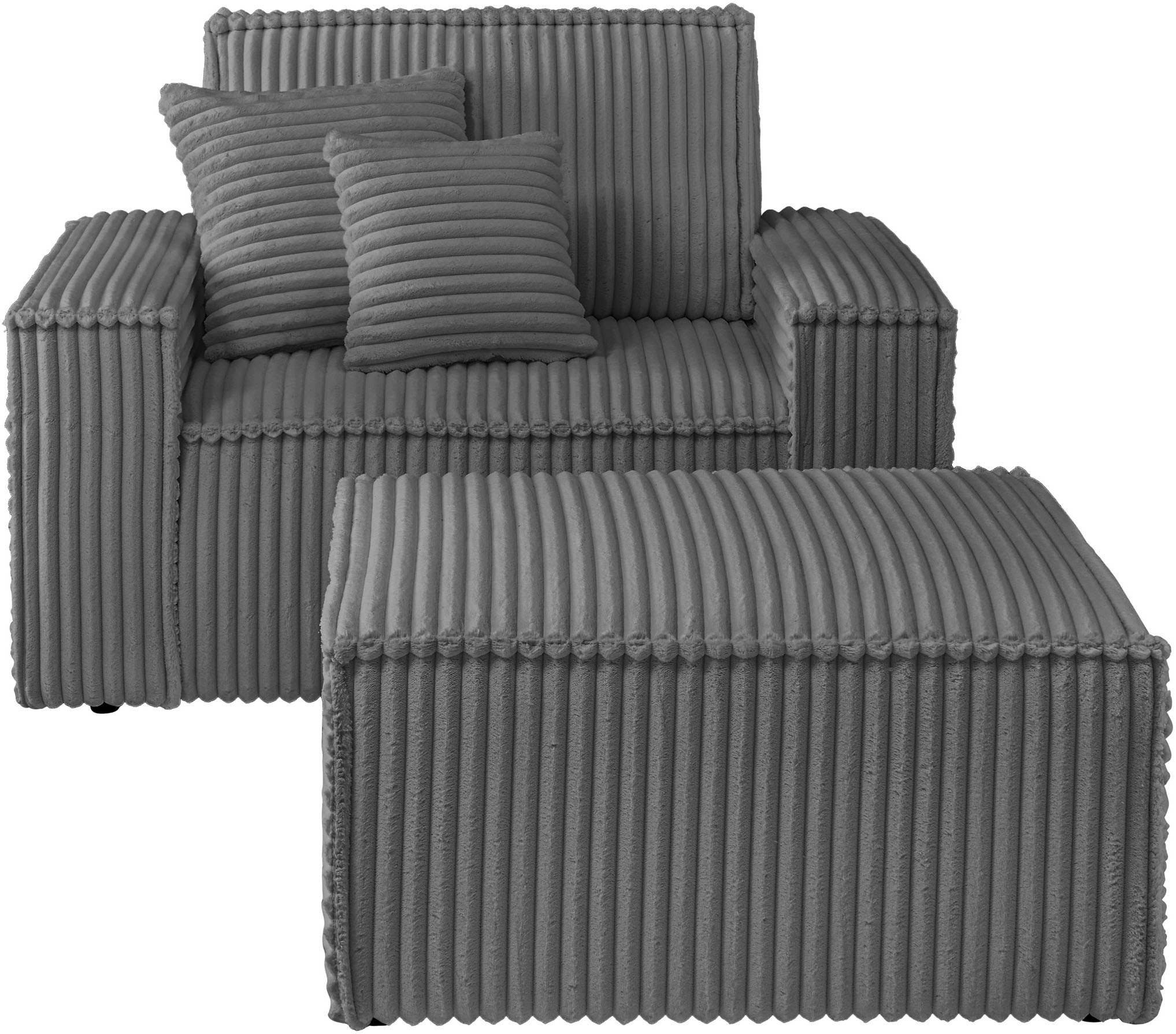 andas Loveseat "Finnley", (2 St.), Loveseat und Hocker im Set, passend zur günstig online kaufen