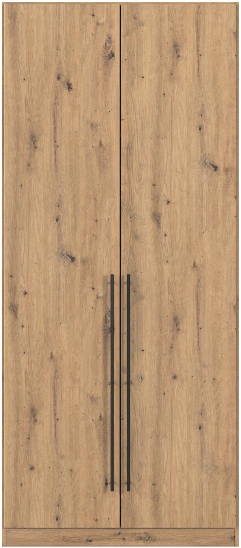 rauch Kleiderschrank »Drehtürenschrank Schrank Garderobe Wäscheschrank Schlafzimmer AVOLA«, (in 3 verschiedenen Ausstattungen BASIC/CLASSIC/PREMIUM), mit hochwertigen Stangengriffen in Schwarz aus Metall MADE IN GERMANY