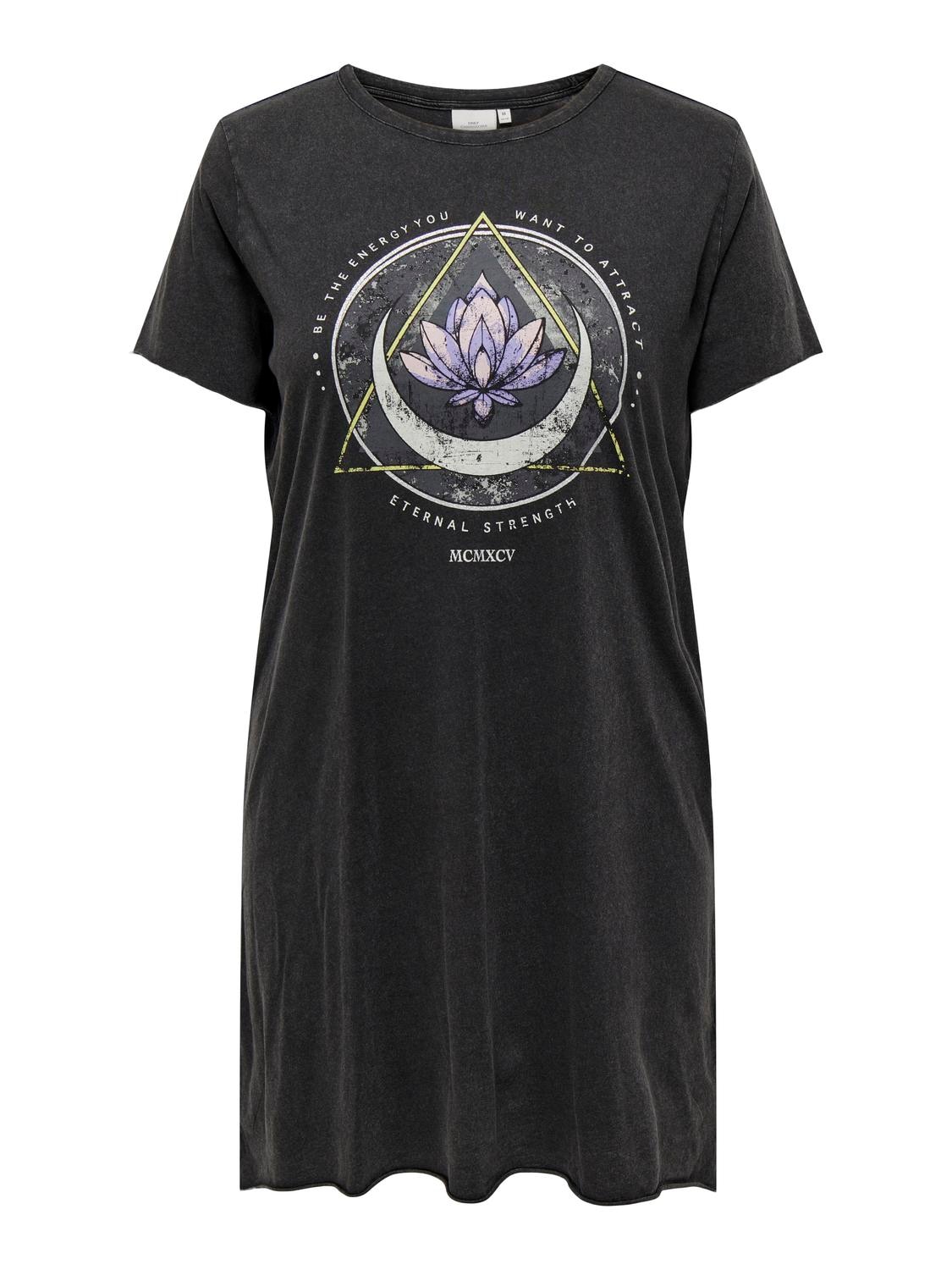 ONLY CARMAKOMA Shirtkleid »CARLUCY LIFE SS T-SHIRT DRESS JRS NOOS«
