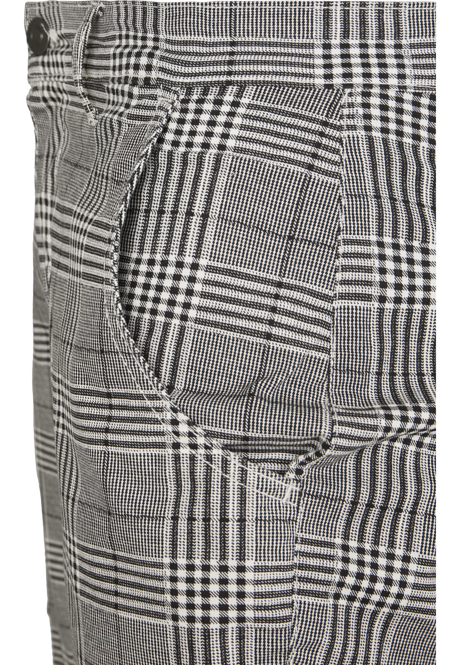 URBAN CLASSICS Cargohose »Urban Classics Herren AOP Glencheck Cargo Jog Pants«