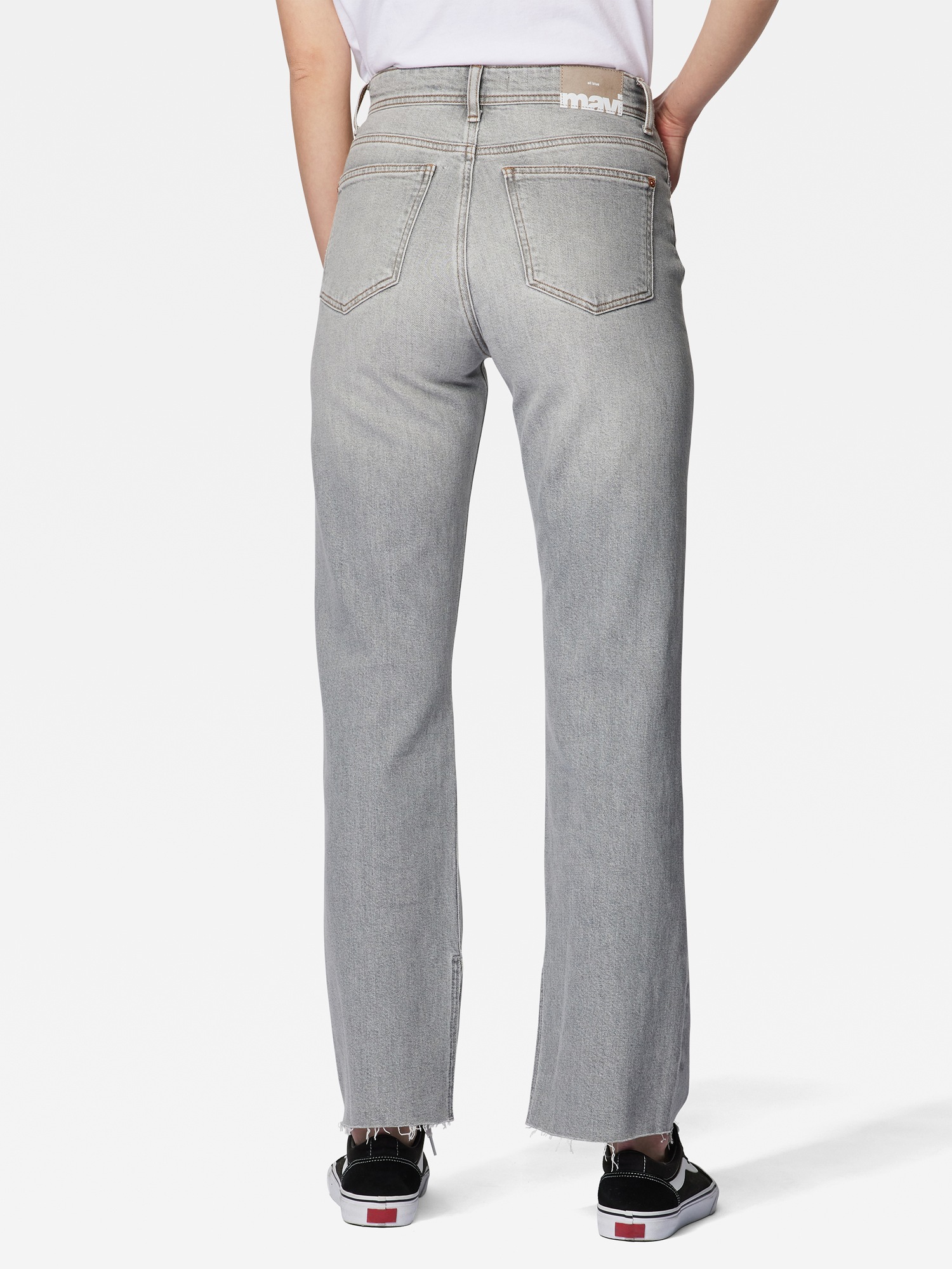Mavi Straight-Jeans »BARCELONA SLIT«, Straight Leg Jeans mit Schlitz