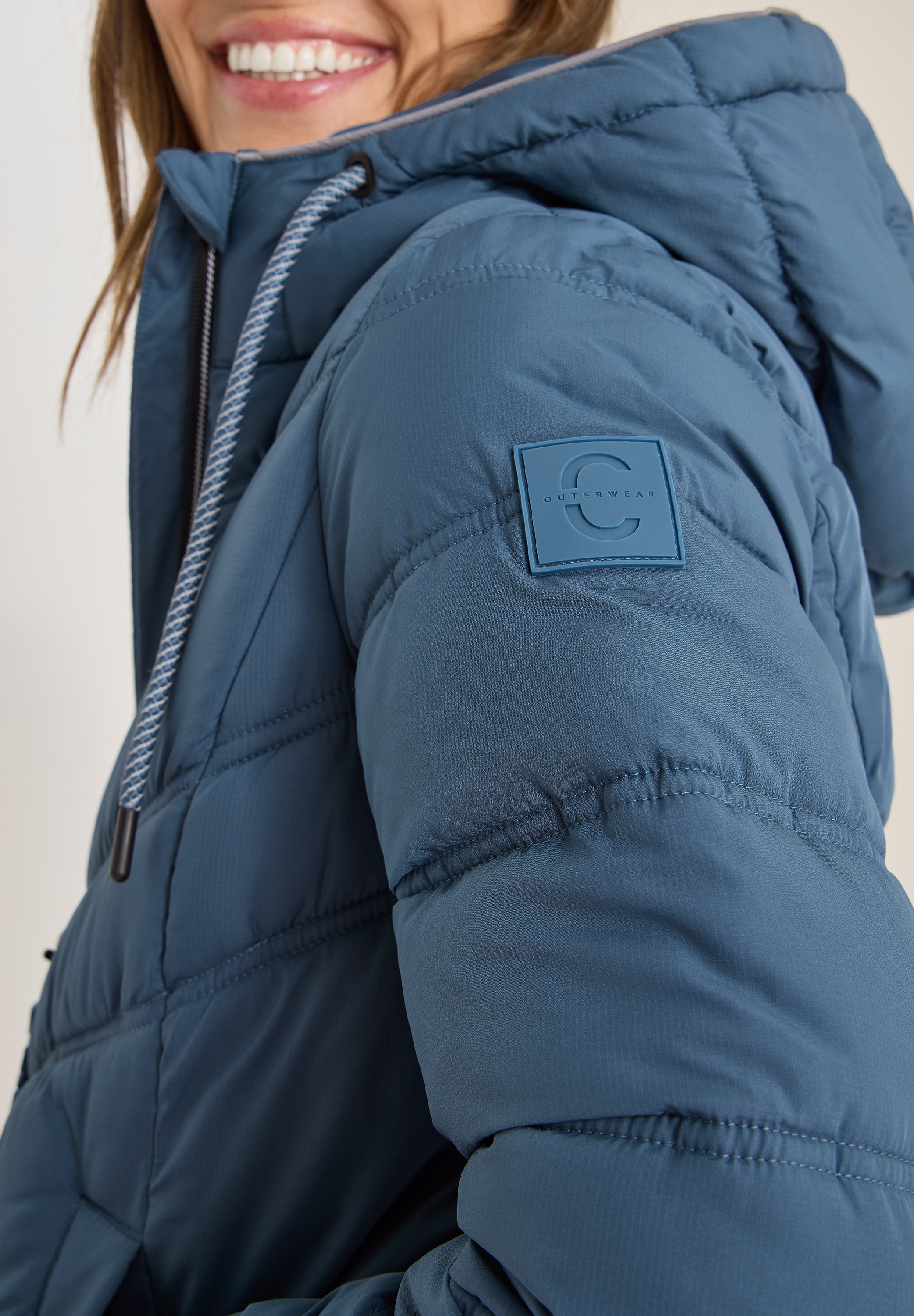 Cecil Steppjacke mit Kapuze mit Kapuze