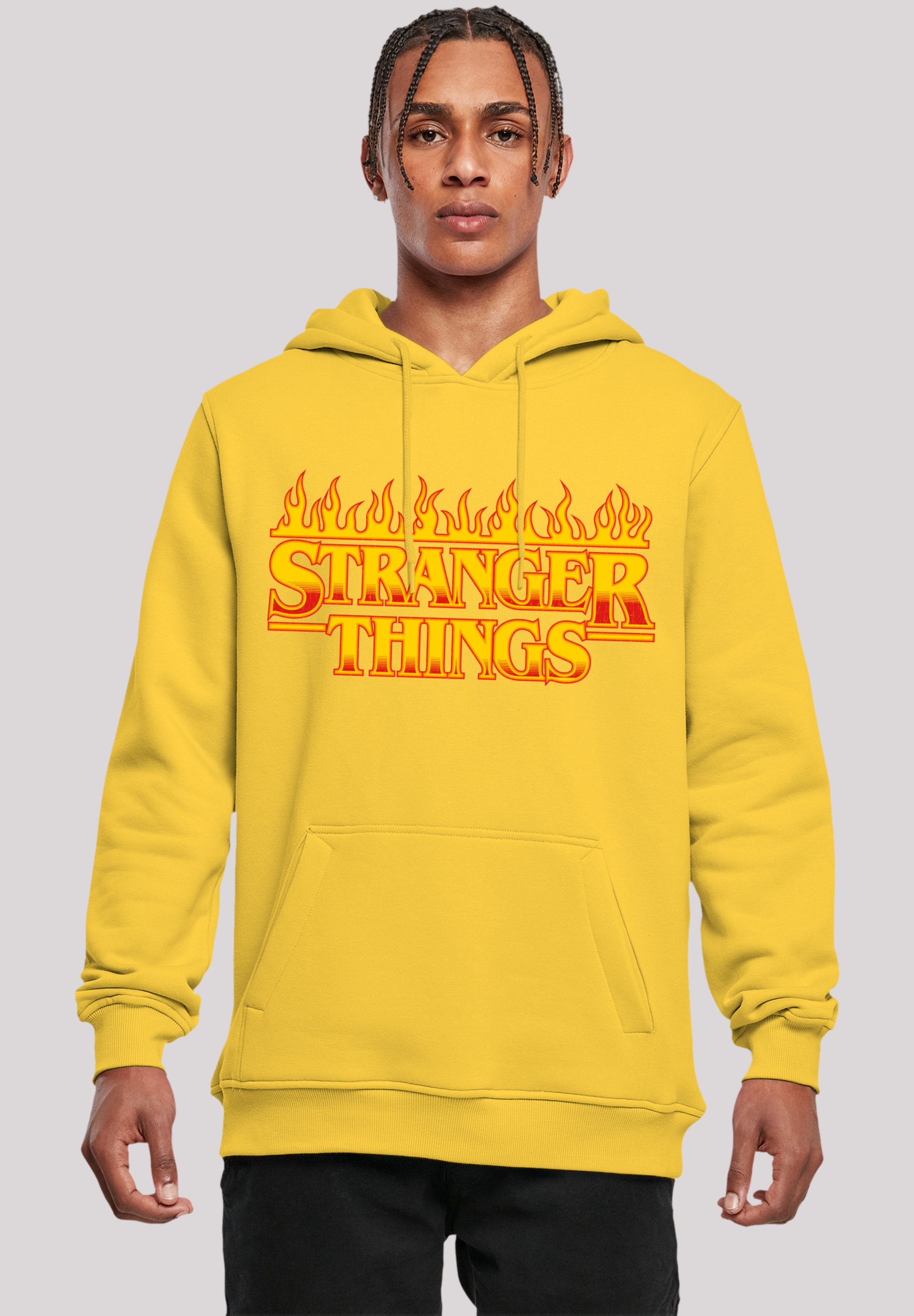 F4NT4STIC Kapuzenpullover "Stranger Things Fire Logo Women Netflix TV Series", Premium Qualität