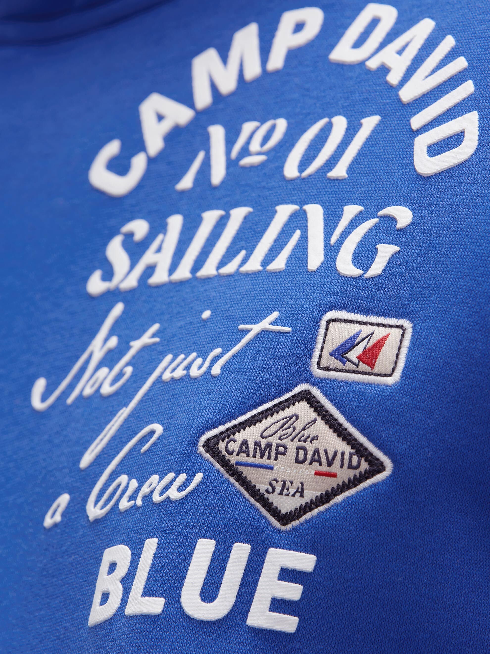 CAMP DAVID Kapuzensweatshirt , mit Artwork
