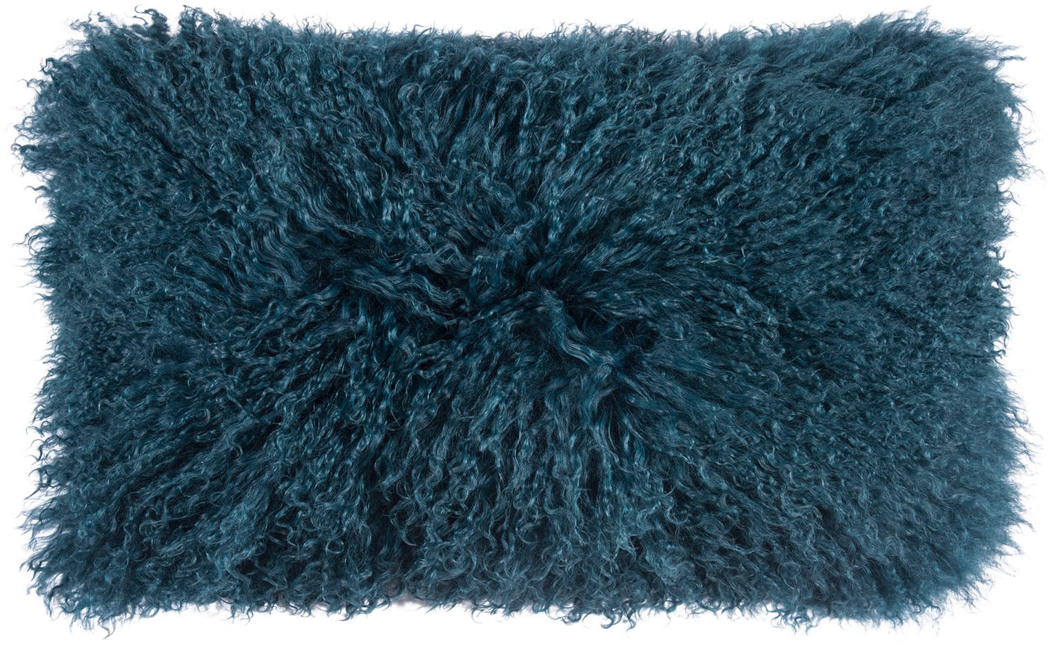 Dekokissen PADpetrol, unifarben, Dekokissen_Sitzkissen_Kissenhüllen, "Glory", Echtfell