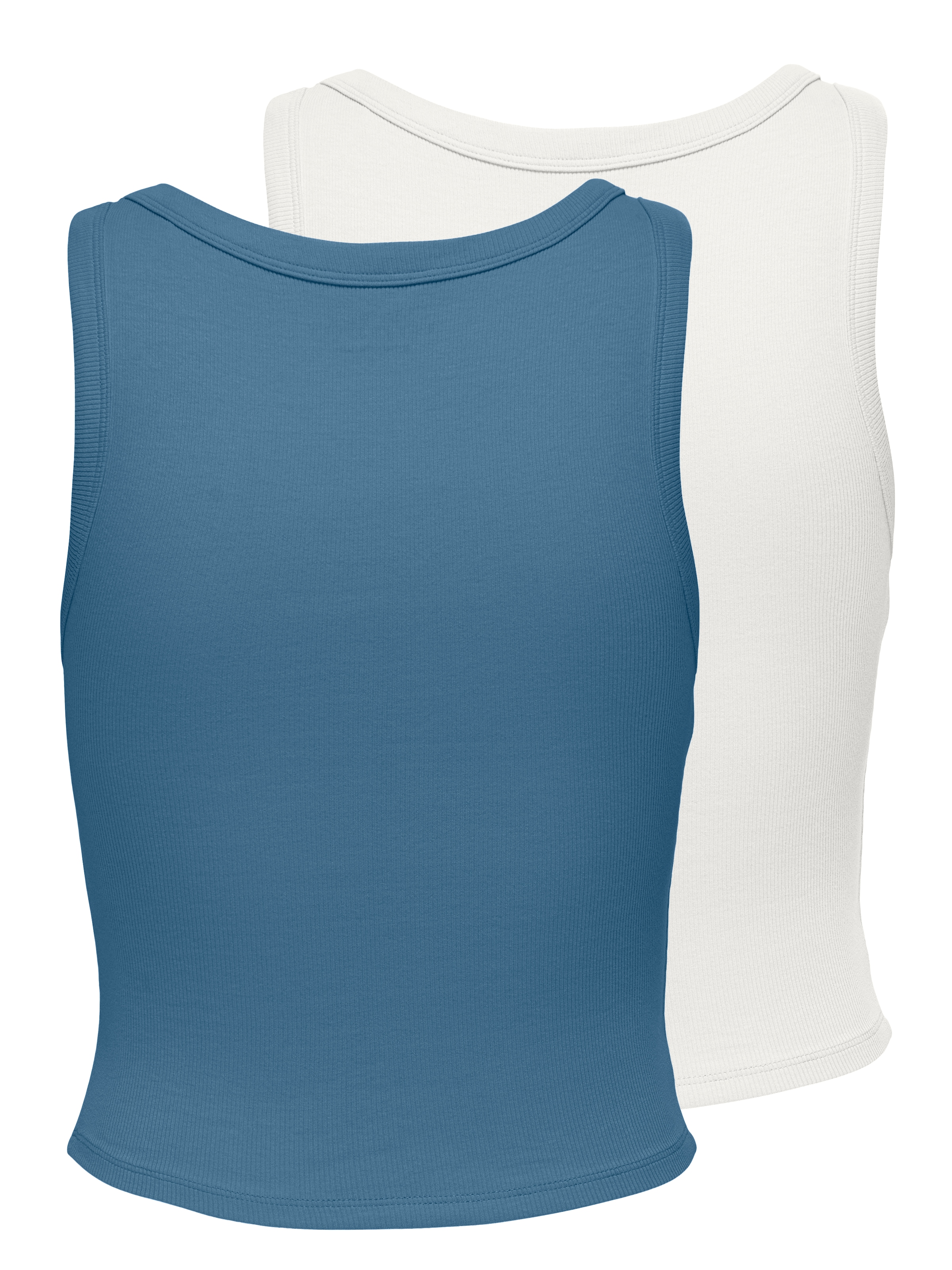 ONLY Tanktop »ONLEASY S/L TANK TOP JRS 2 PACK«, (Set, 2 tlg.)