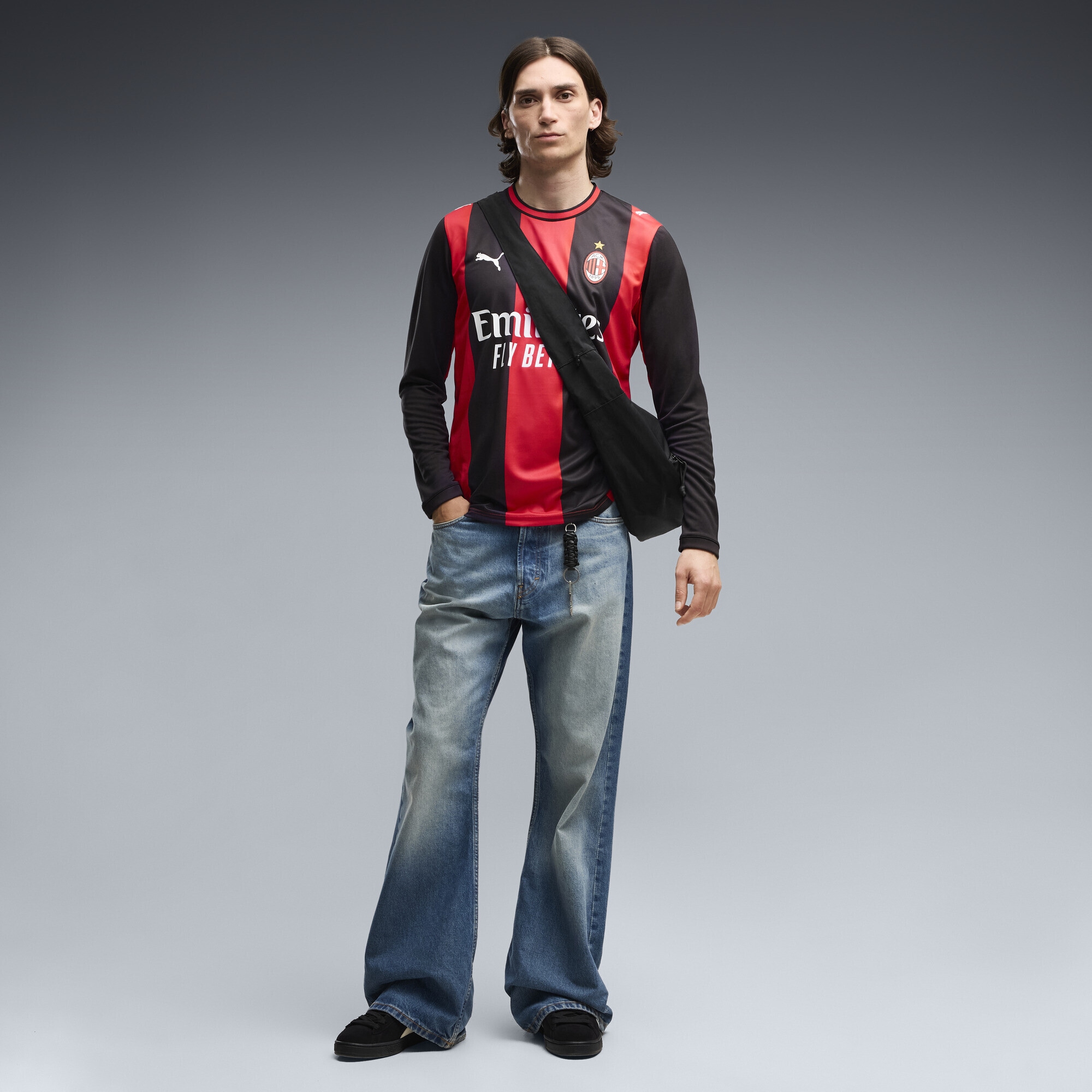 PUMA Trainingsshirt »AC Milan 26/27 Langarm-Heimtrikot Herren«