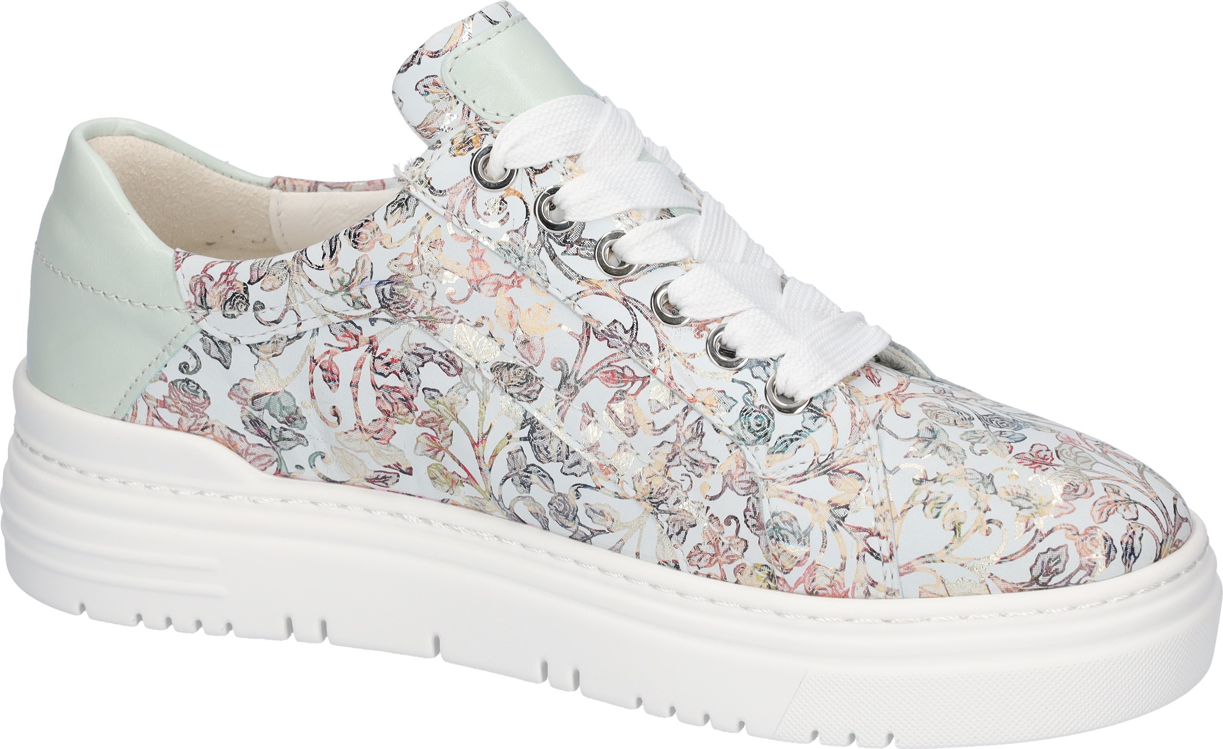 Waldläufer Plateausneaker »H-TAMIRA«, Schnürschuh, Halbschuh, Komfortschuh, bequeme H-Weite