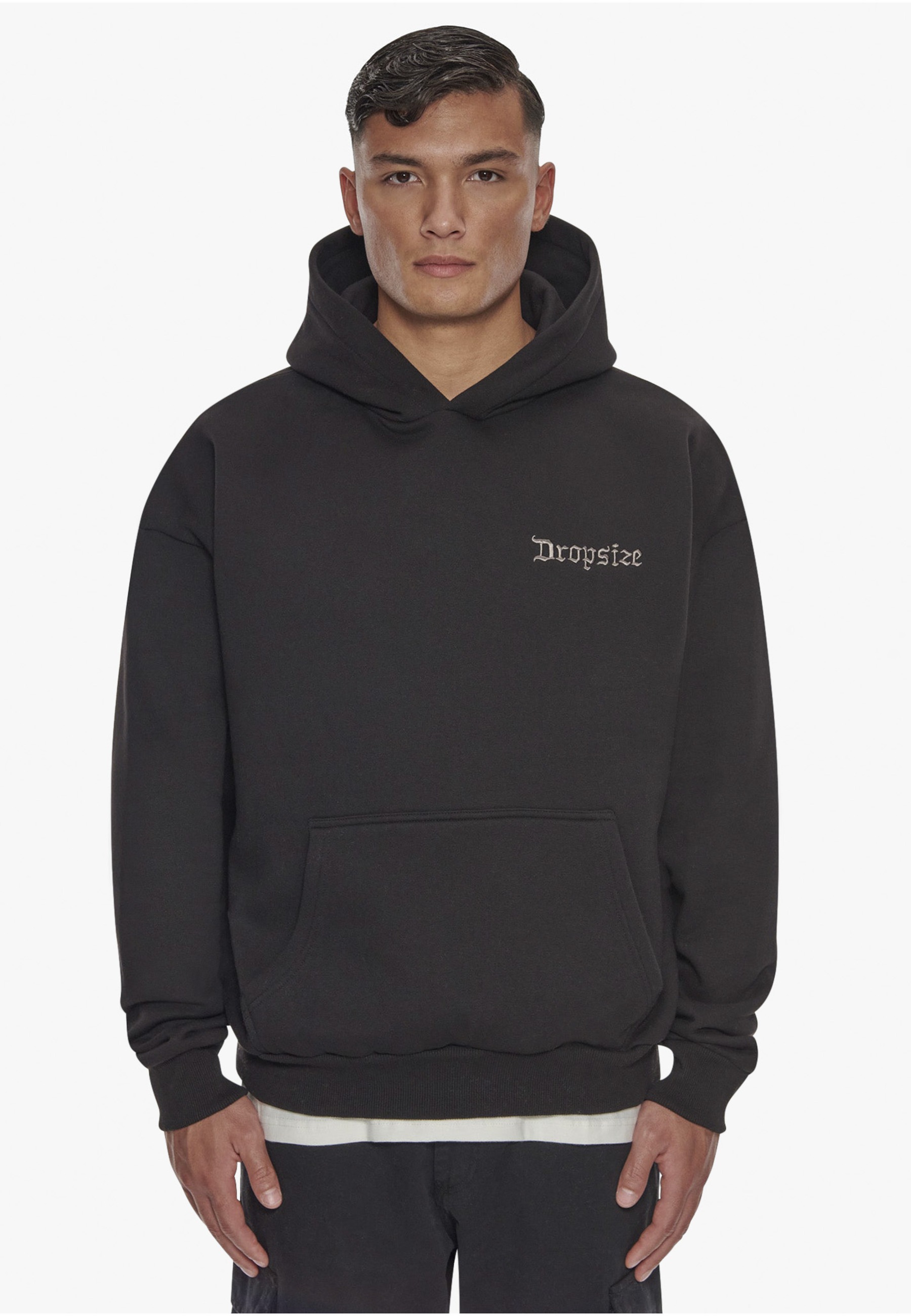 Dropsize Kapuzensweatshirt »Dropsize Herren Heavy Backlogo Hoodie«, 1
