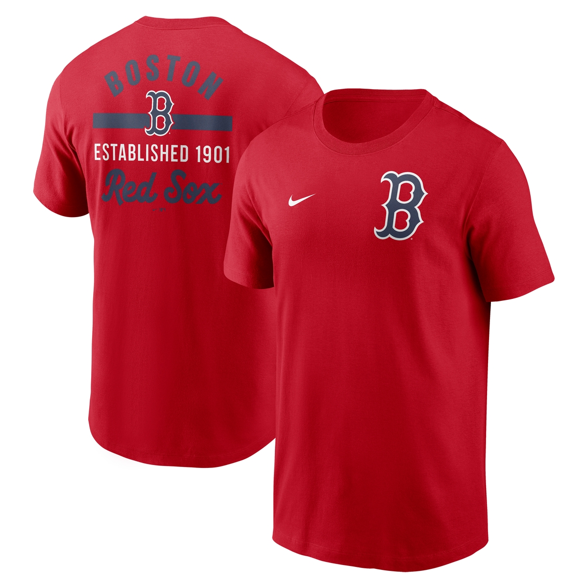 Nike T-Shirt "Nike Shirt Boston Red Sox Nike MLB 2 Hit Cotton" günstig online kaufen