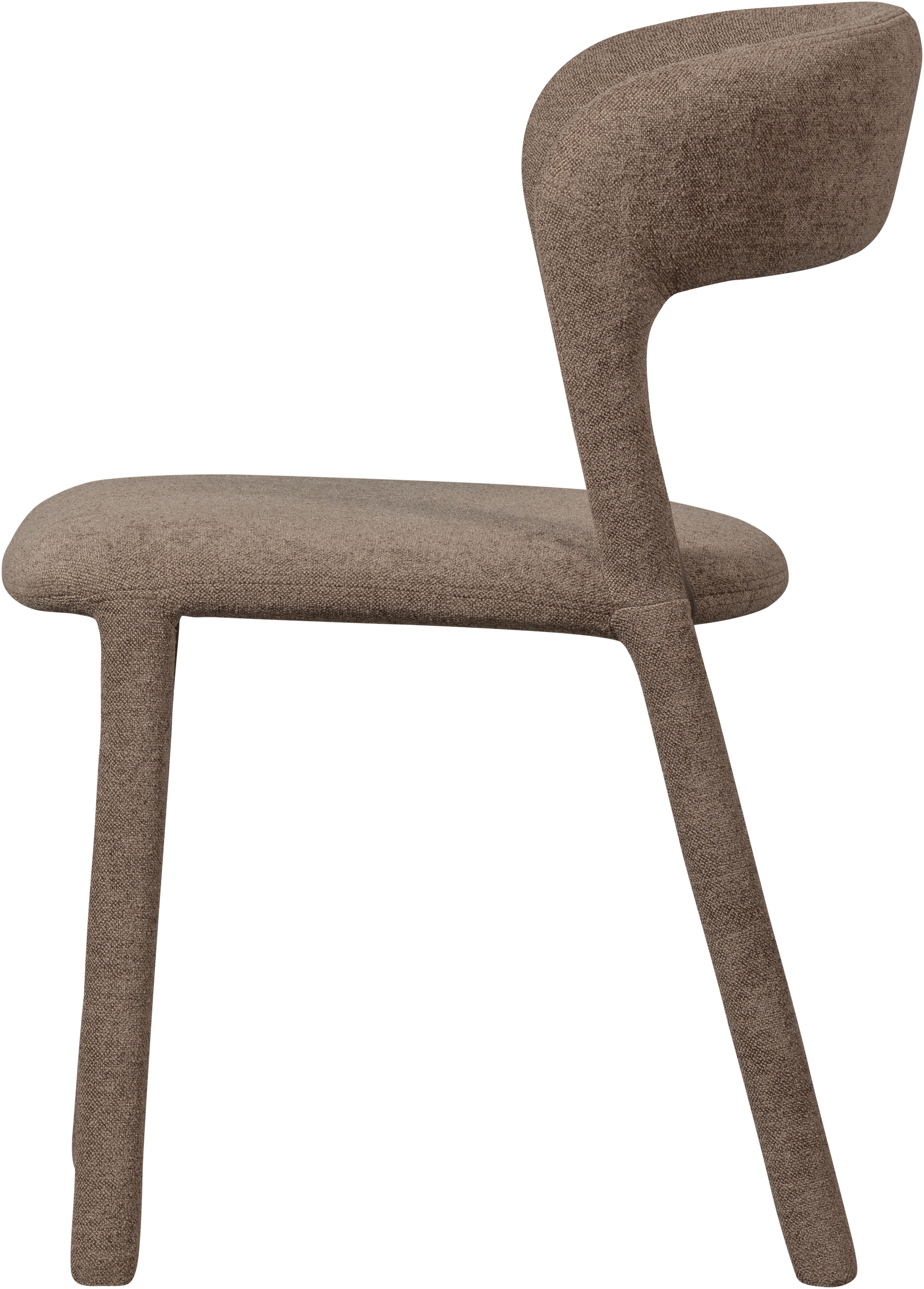 WOOOD Esszimmerstuhl »Noble«, (Set), 2 St., Strukturstoff, komplett mit Stoff bezogen, Höhe 76 cm x Breite 51 cm