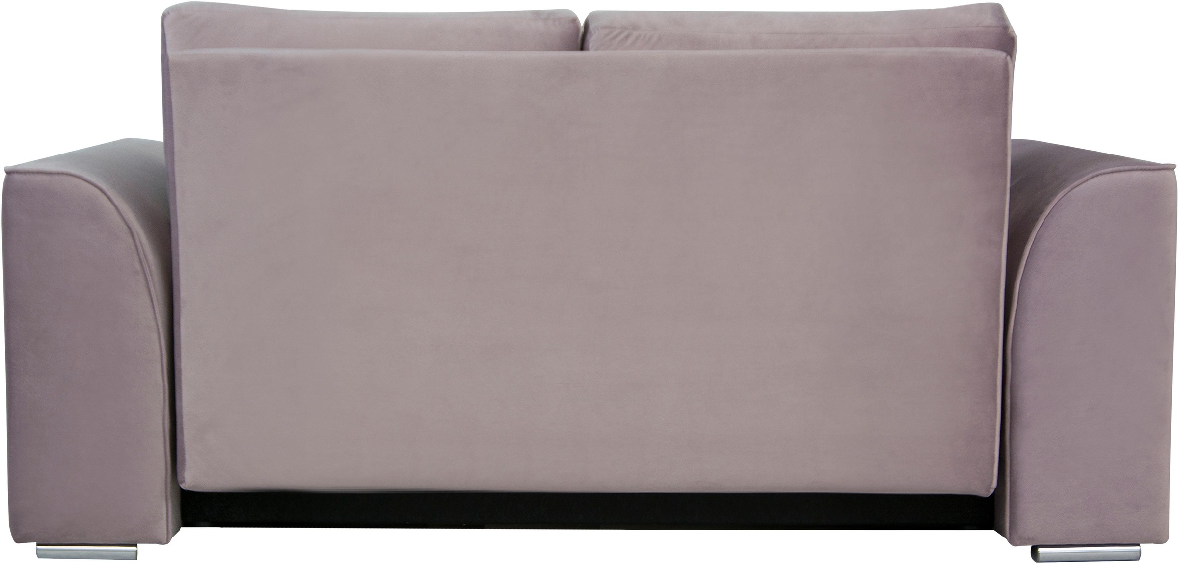 INOSIGN 2-Sitzer »BEATRICE, erhältlich in trendigen Stoffoptionen, B/T/H: 143/73/92 cm«, In hochwertiger Verarbeitung, incl. 2 großen Zierkissen in Korpusfarbe