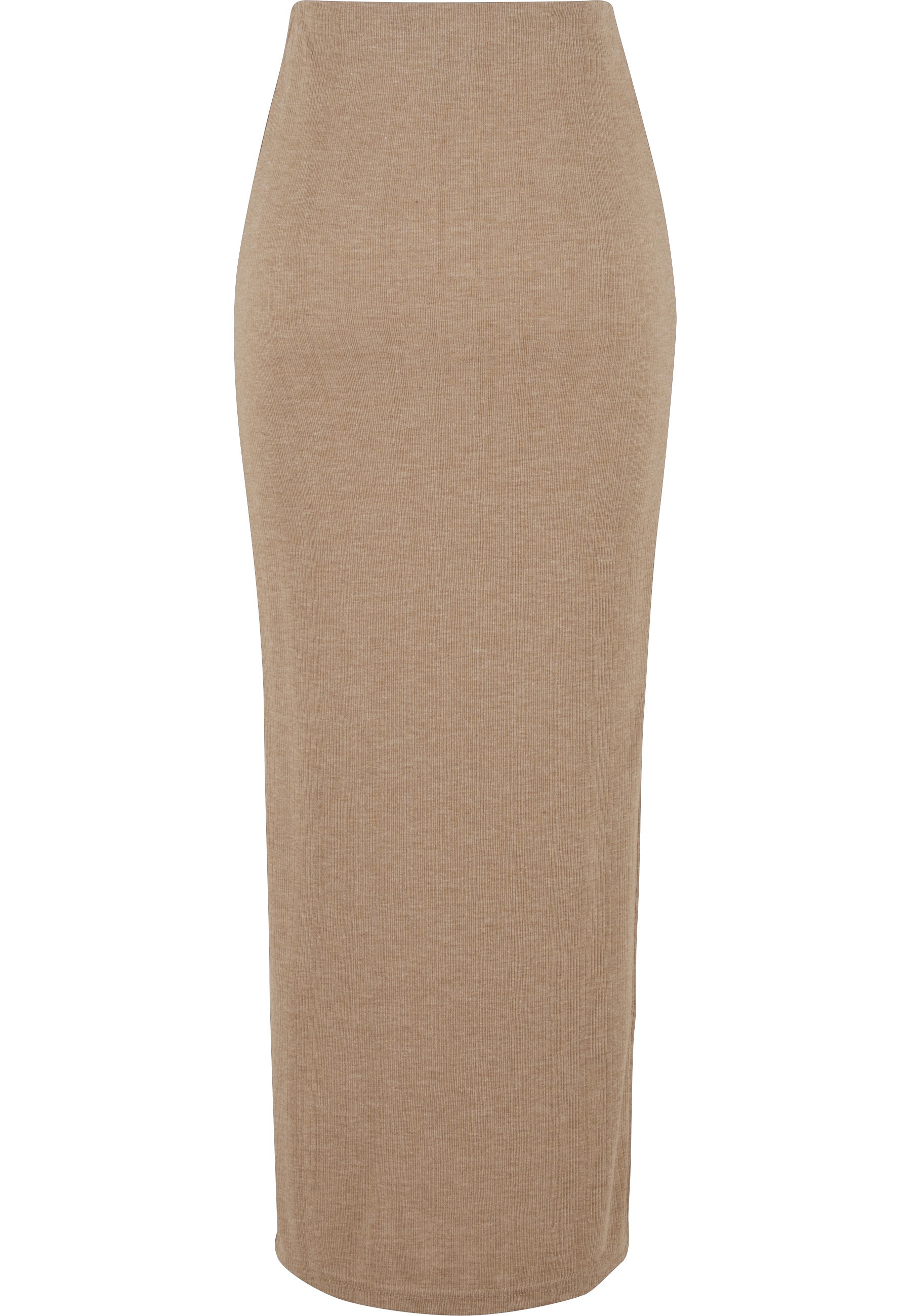 URBAN CLASSICS Sommerrock »Urban Classics Ladies Rib High Slit Skirt« 1 Stk.
