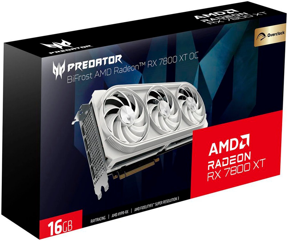 Acer Grafikkarte »BiFrost AMD RX 7800 XT OC«, 16 GB, GDDR6