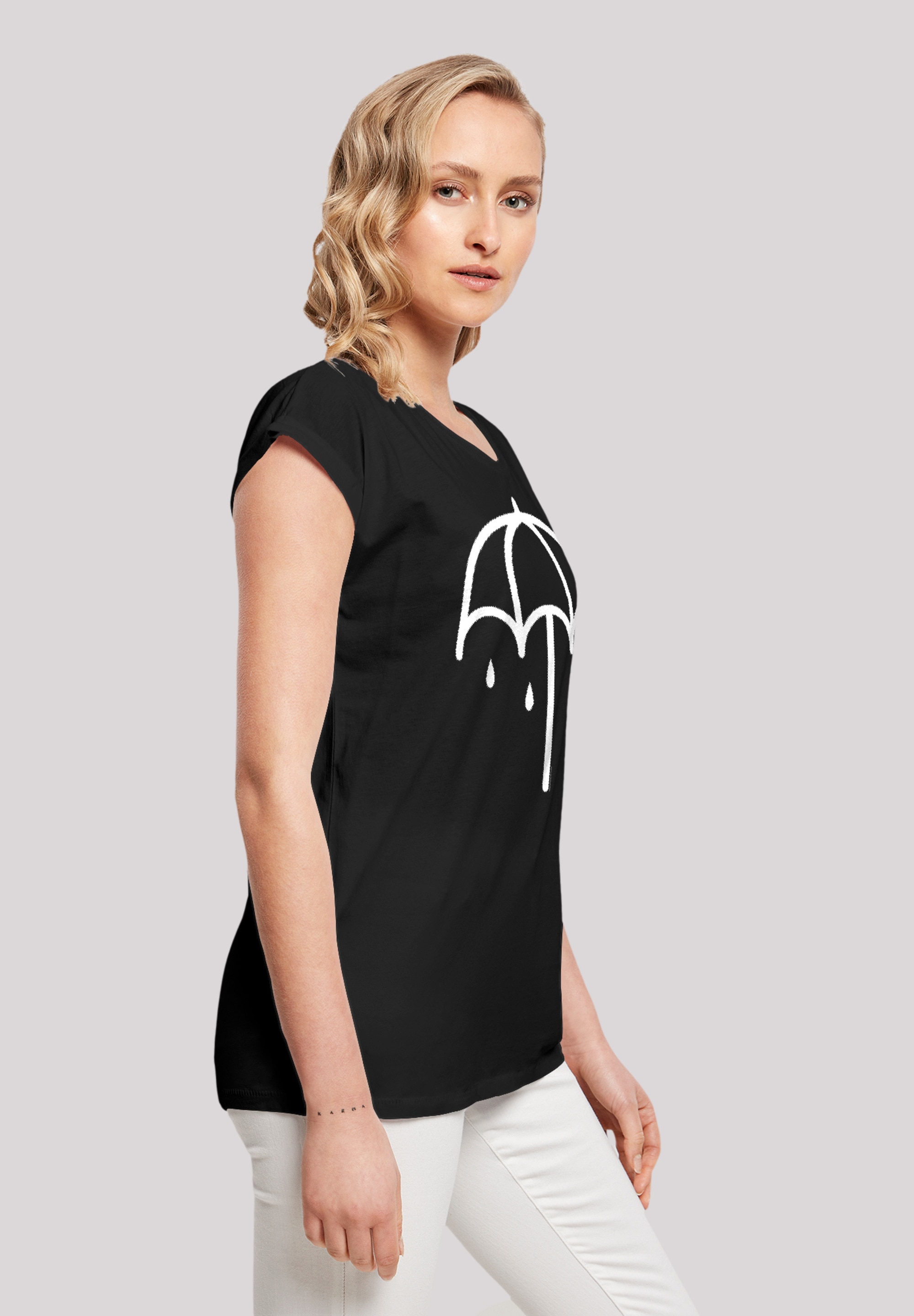 F4NT4STIC T-Shirt »BMTH Metal Band Umbrella 2 DARK«, Premium Qualität, Rock-Musik, Band