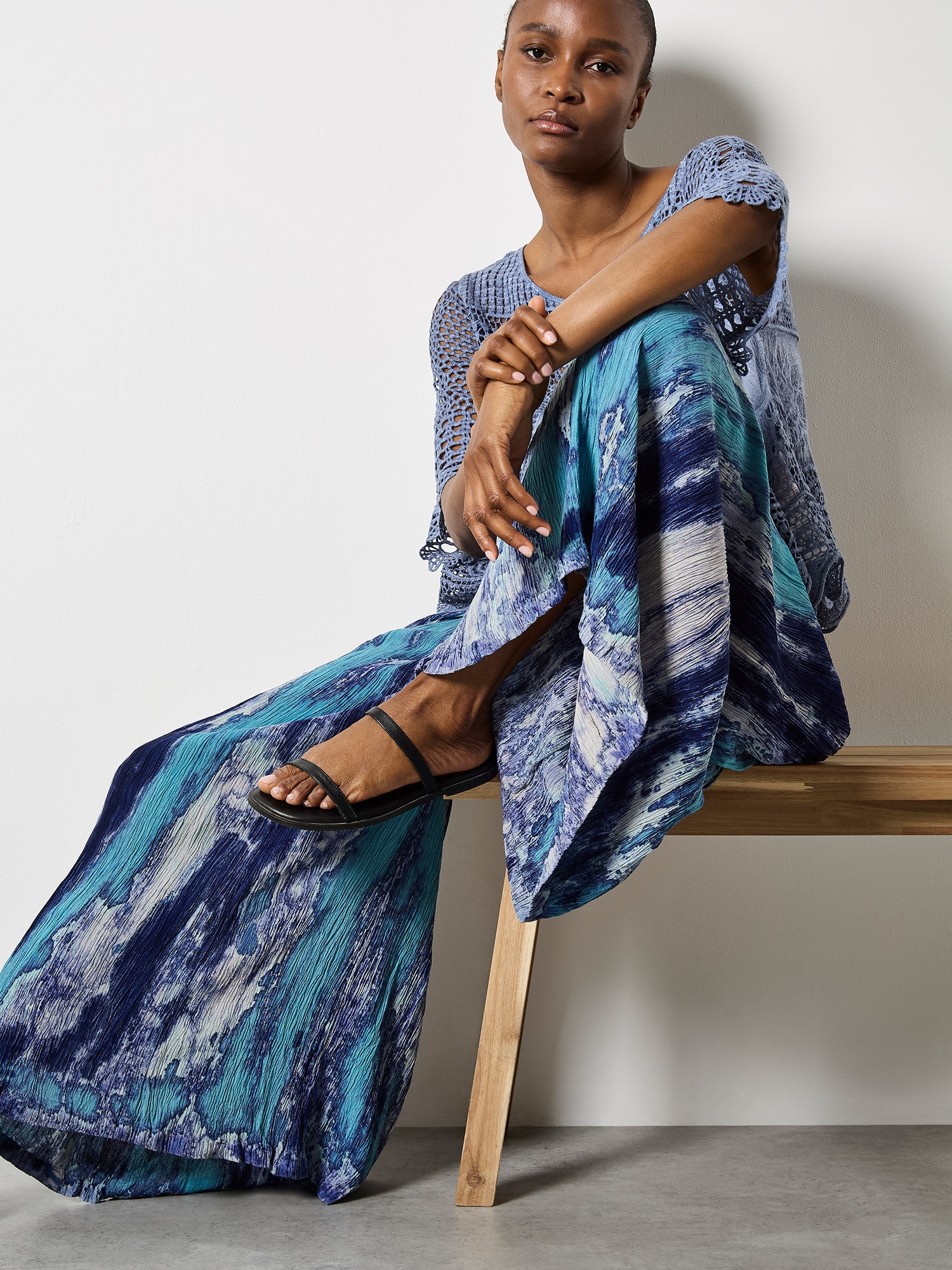 Apricot Palazzohose »Palazzo-Hose mit Tie-Dye-Effekt«