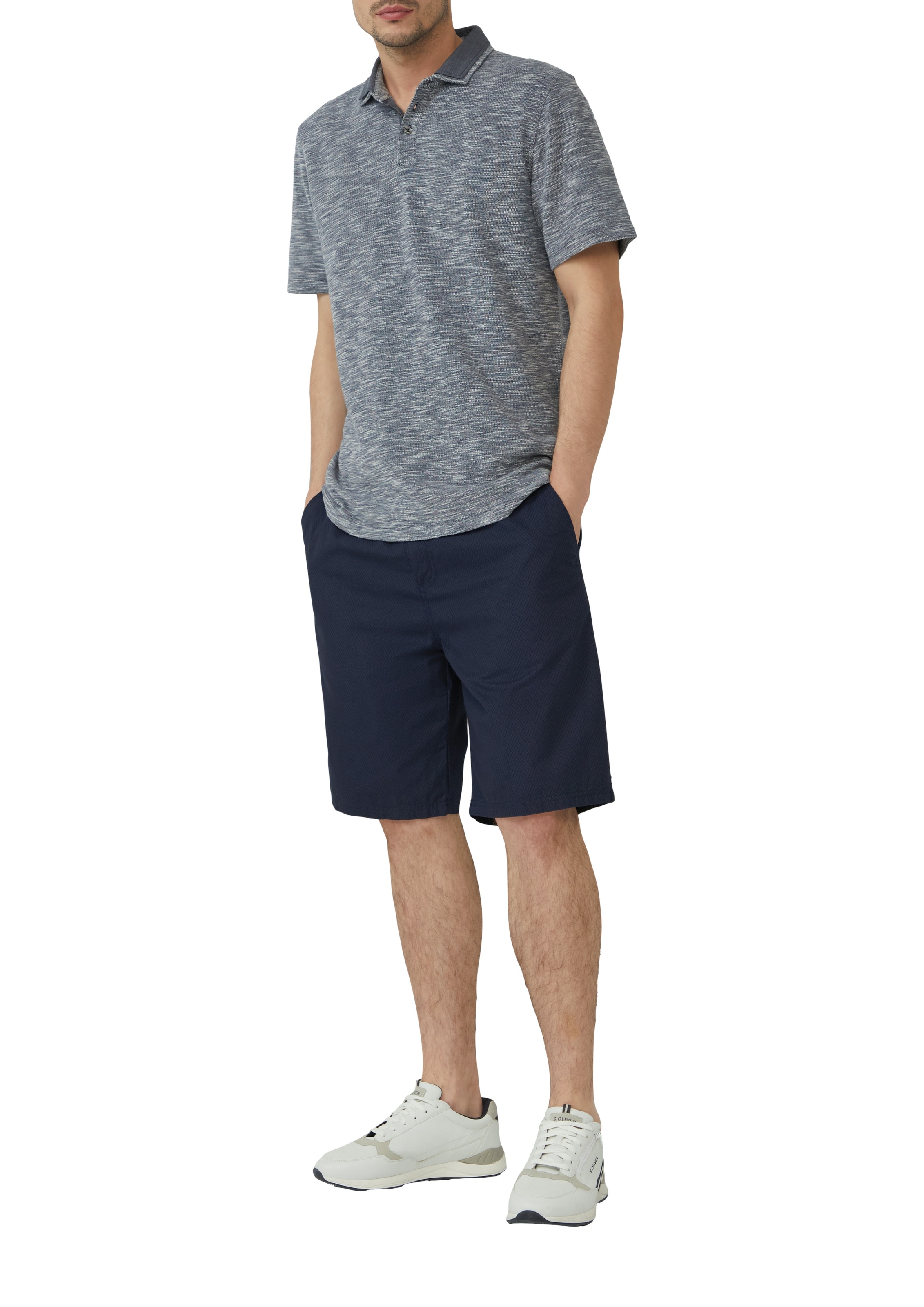 s.Oliver Bermudas, Sommerhose mit Struktur Muster günstig online kaufen
