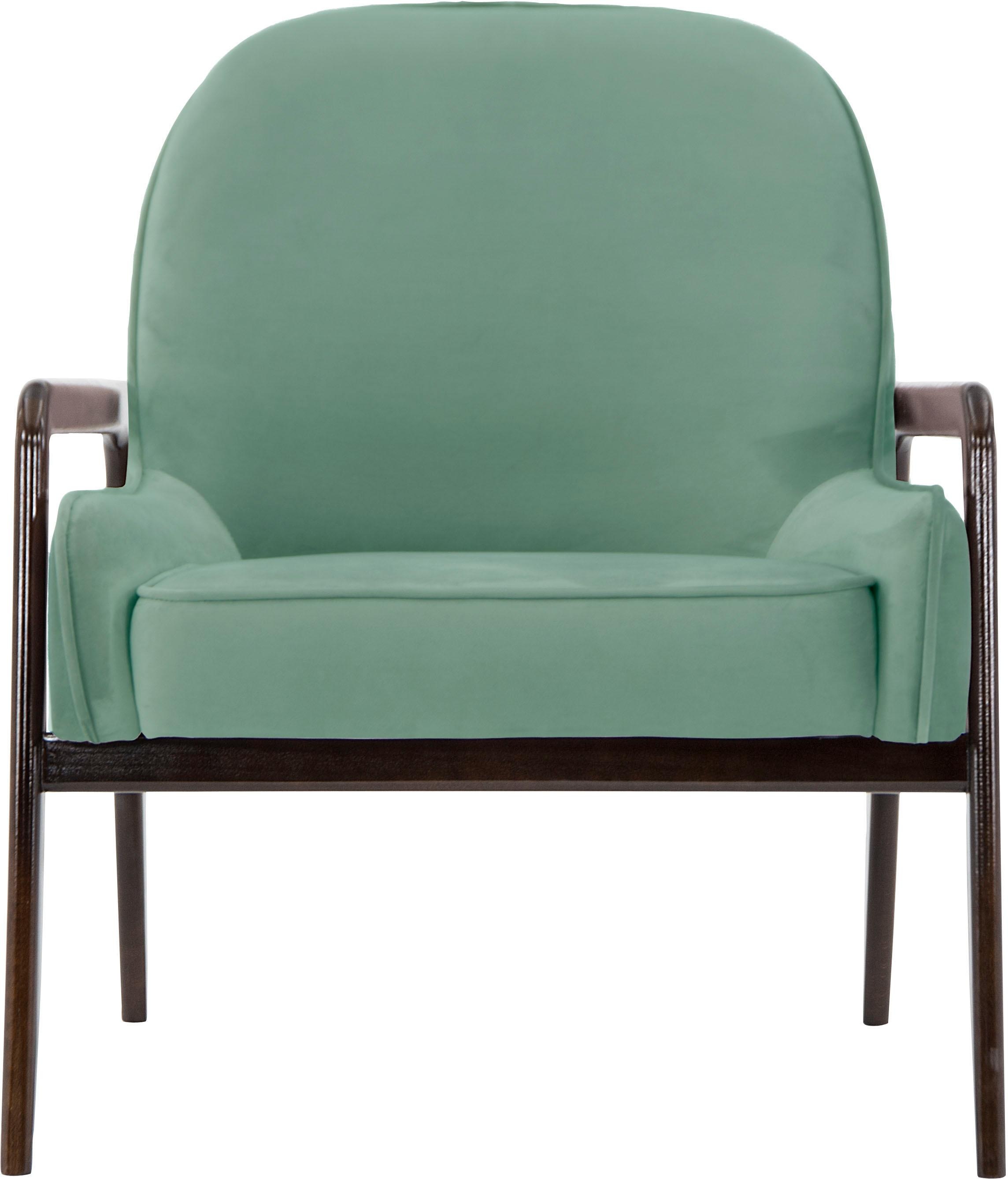 Home affaire Sessel "Braga" wahlweise mit Gestell aus Eiche in dunkel oder günstig online kaufen