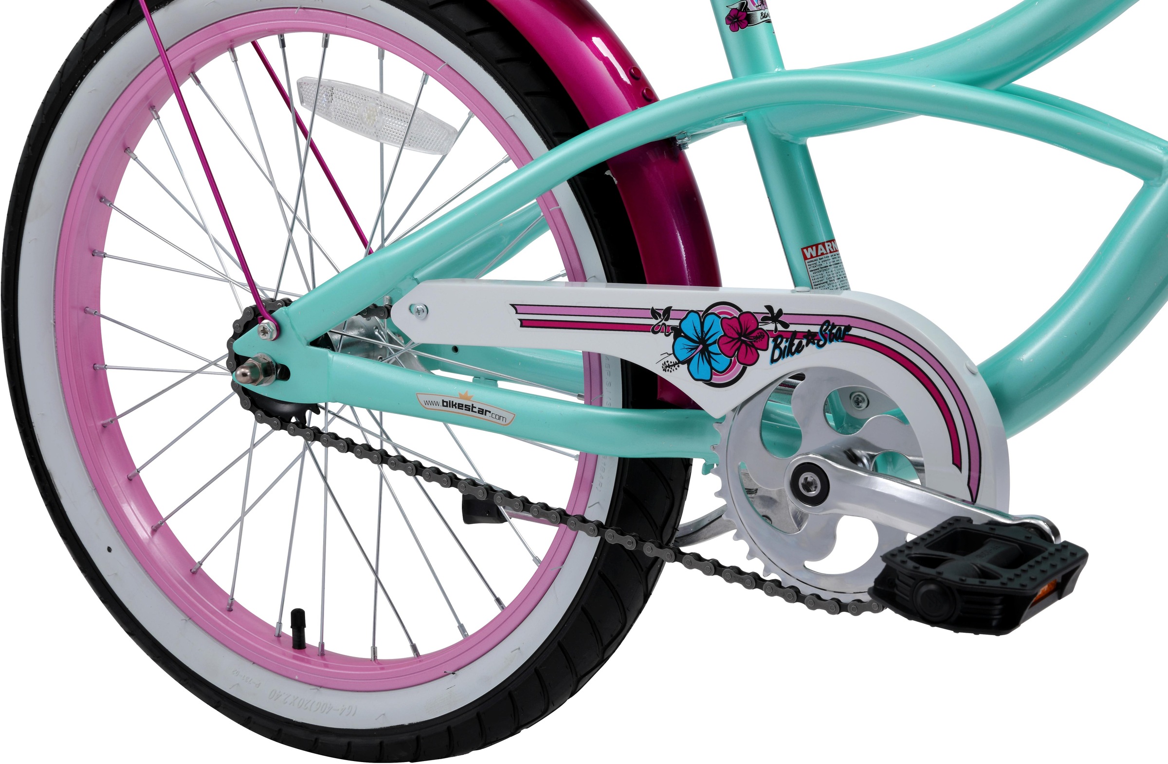 Bikestar Jugendfahrrad »Cruiser«, 1 Gang, für Damen