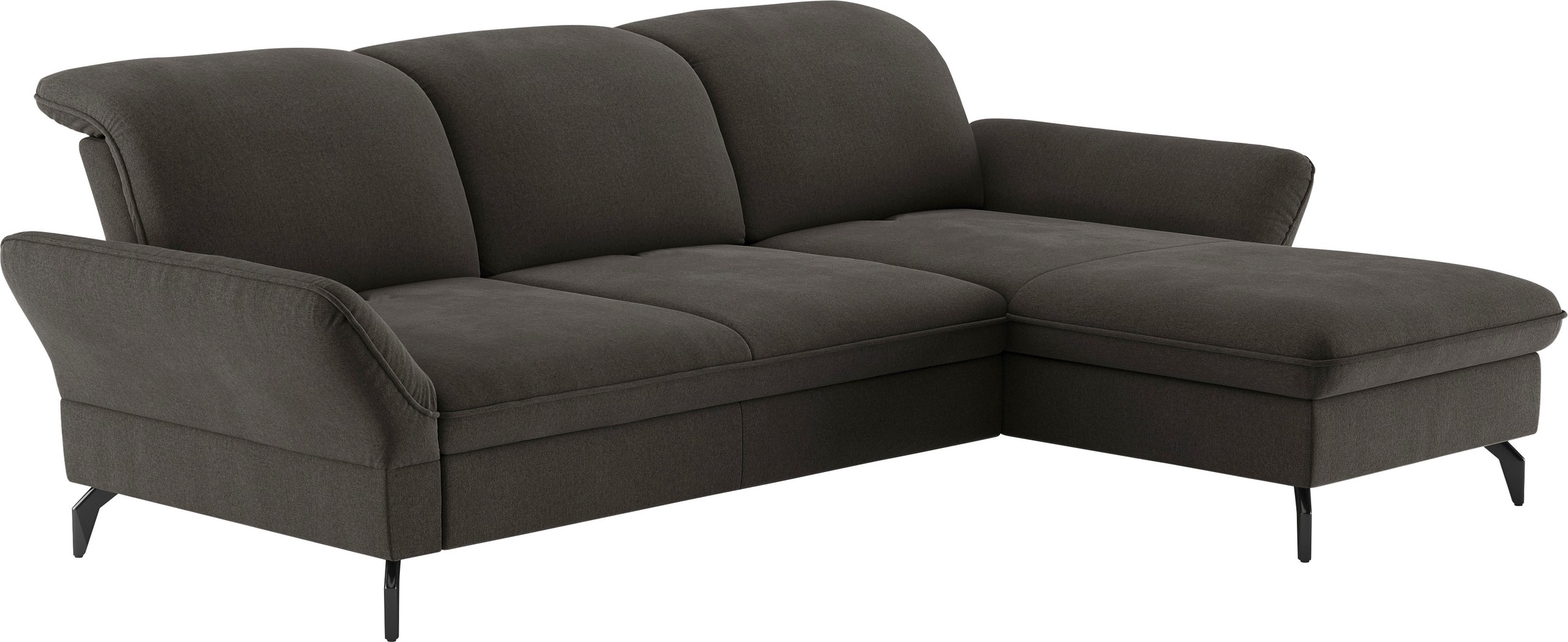 Thumbnail - sit&more Ecksofa "Leandro L-Form", Wahlweise mit Bett-, Kopfteil - und Armlehnfunktion, sowie Bettkasten